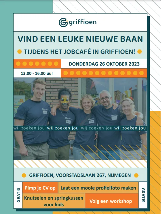 voorzijde flyer jobcafe