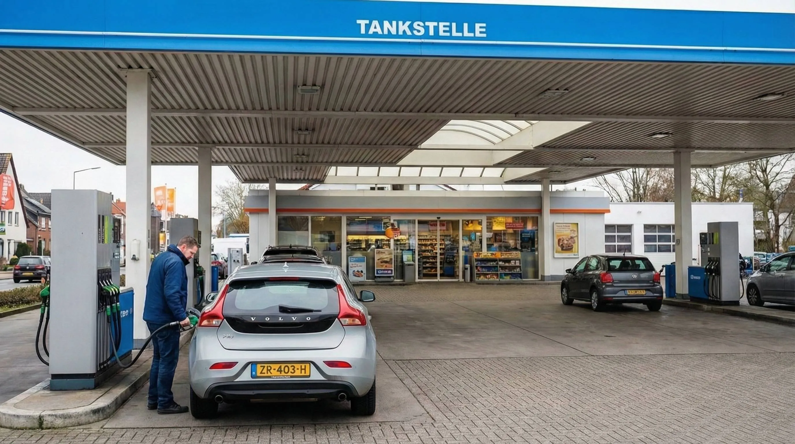 Tanken in Duitsland c Milieusticker