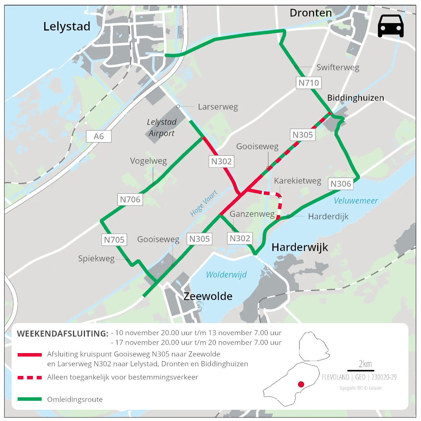 230020 29 weekendafsluiting kruispunt gooiseweg n305 larserweg n302