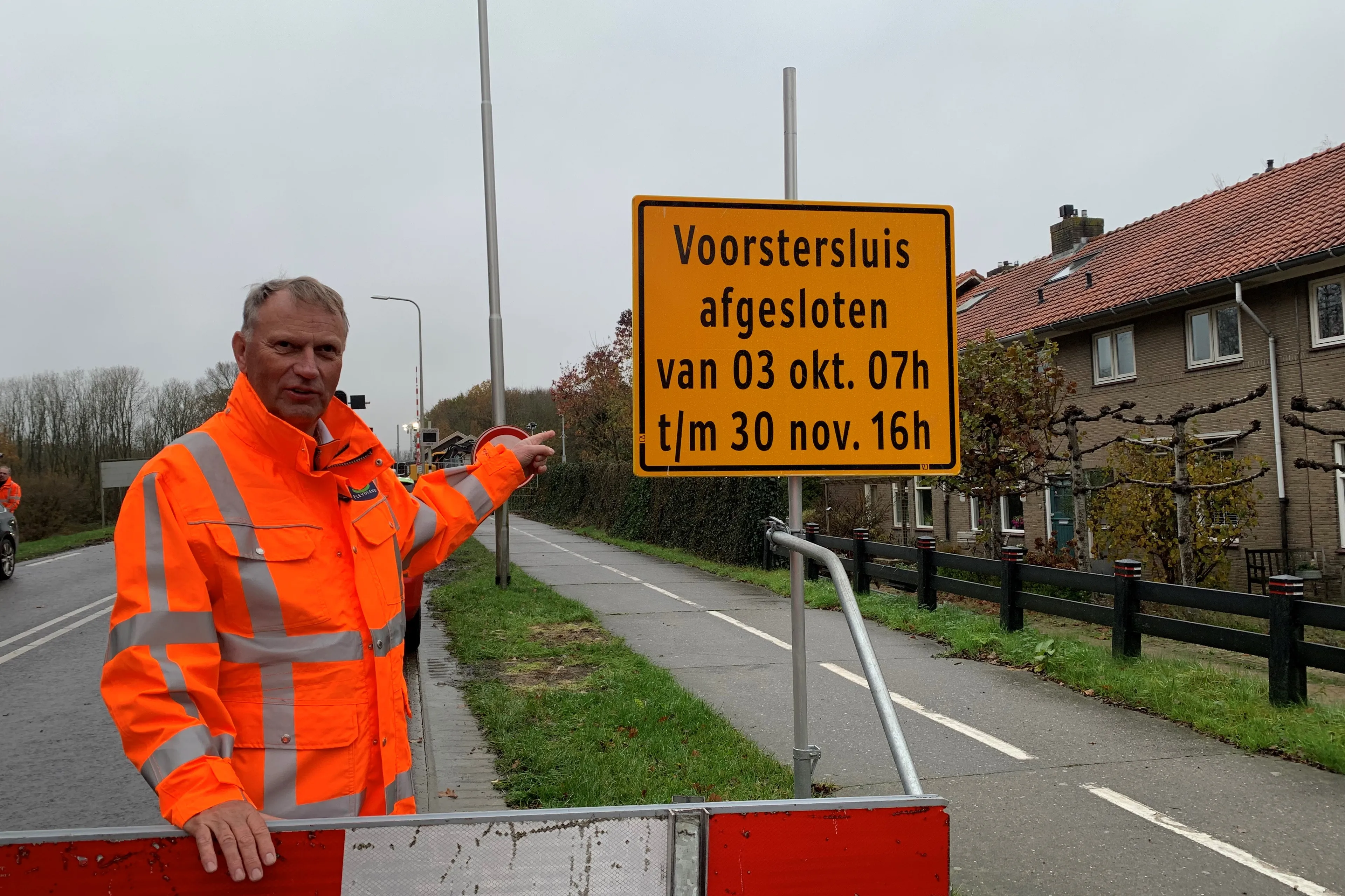 jan de reus openstellen weg voorstersluis