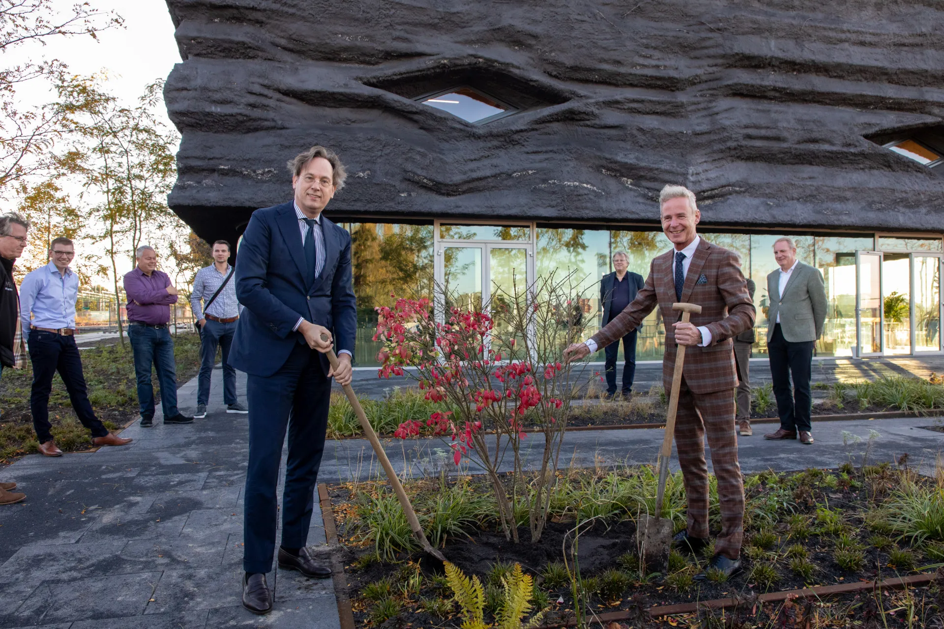 oplevering tuin paviljoen food forum persbericht