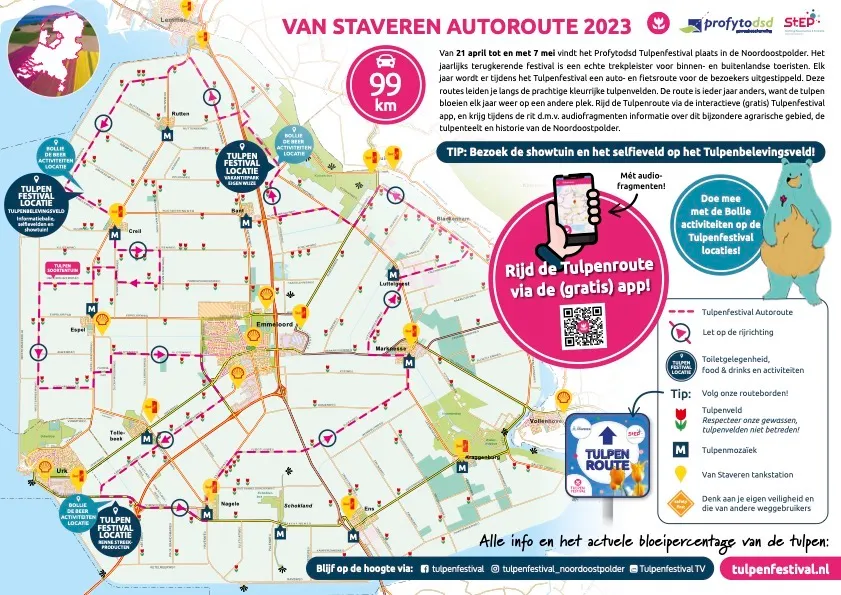 van staveren autoroute tulpenfestival 2023