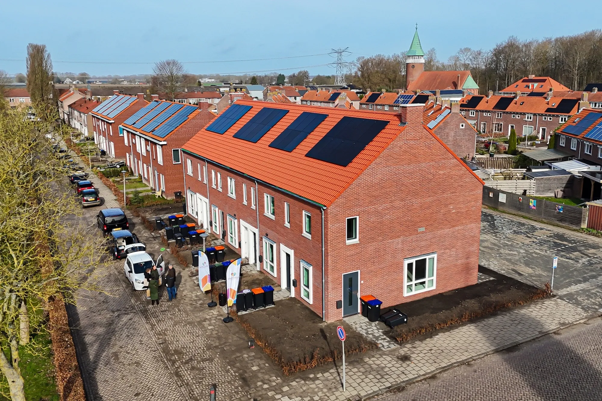 De nieuwe huurwoningen van Mercatus aan de Lange Brink in Luttelgeest