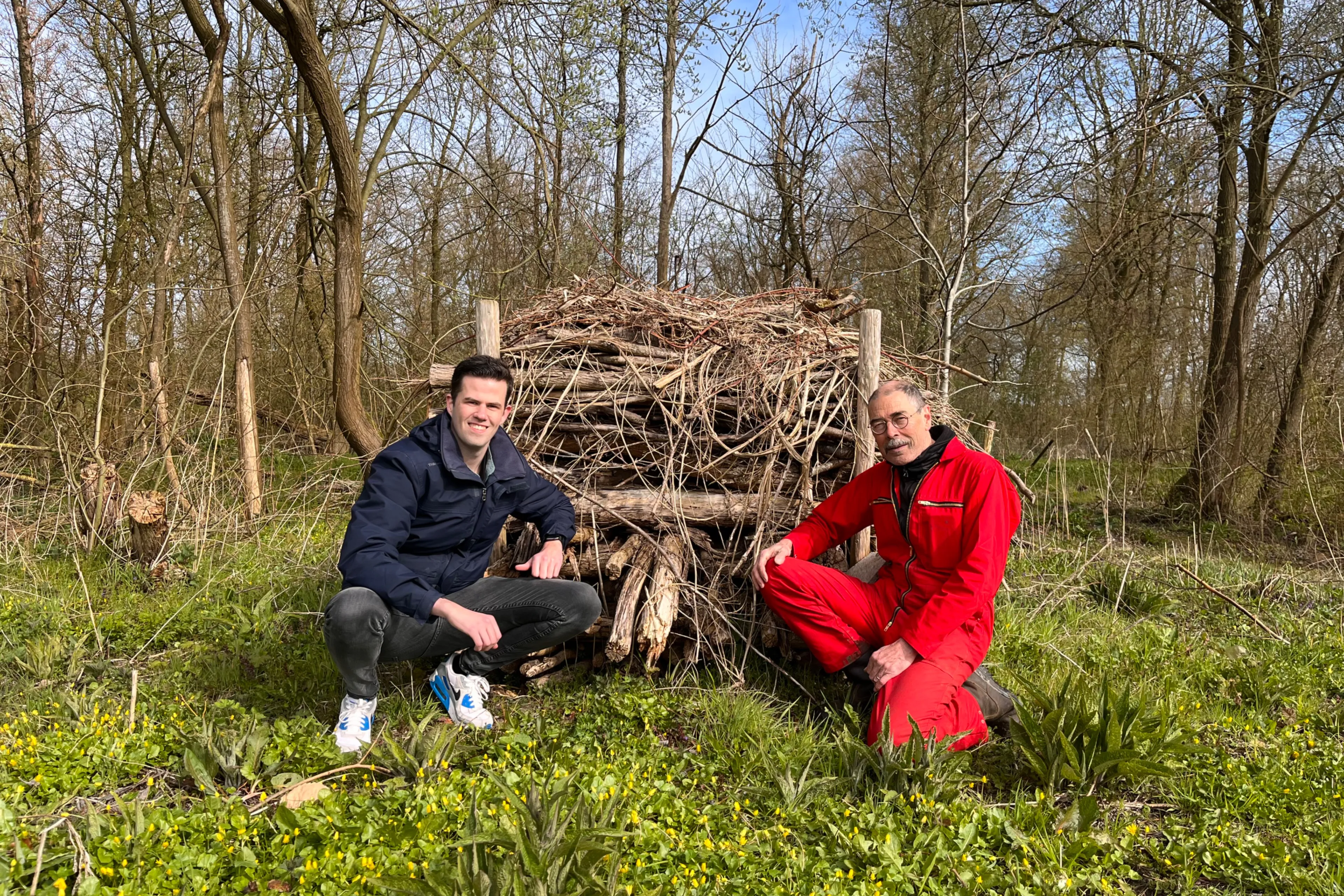 Persfoto Beleef het voedselbos liggend
