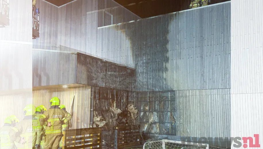 Felle brand Da Costaschool Elspeet