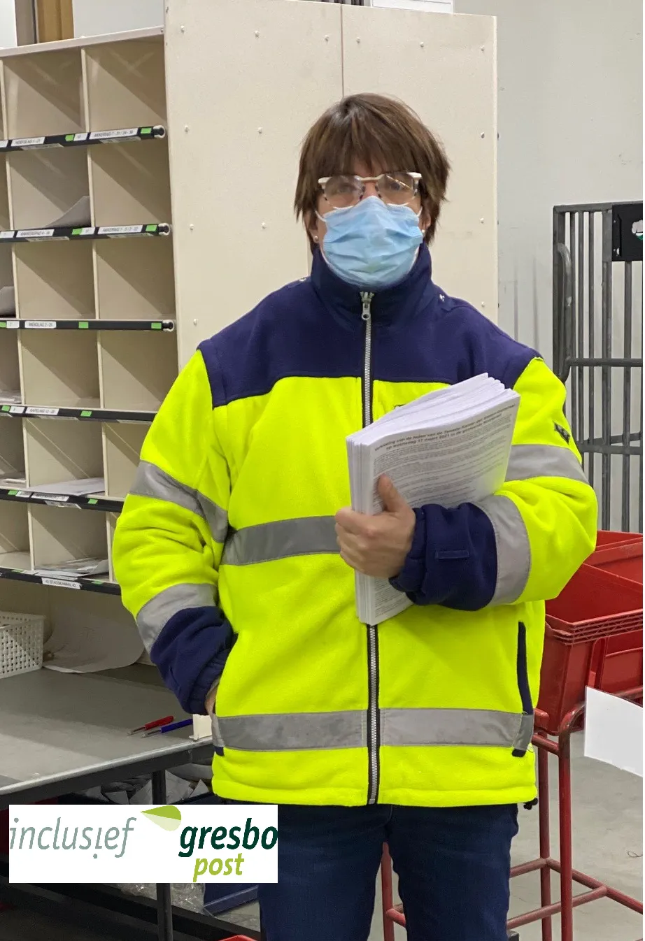 Verkiezingspost dit jaar door Inclusief Gresbo Post bezorgd