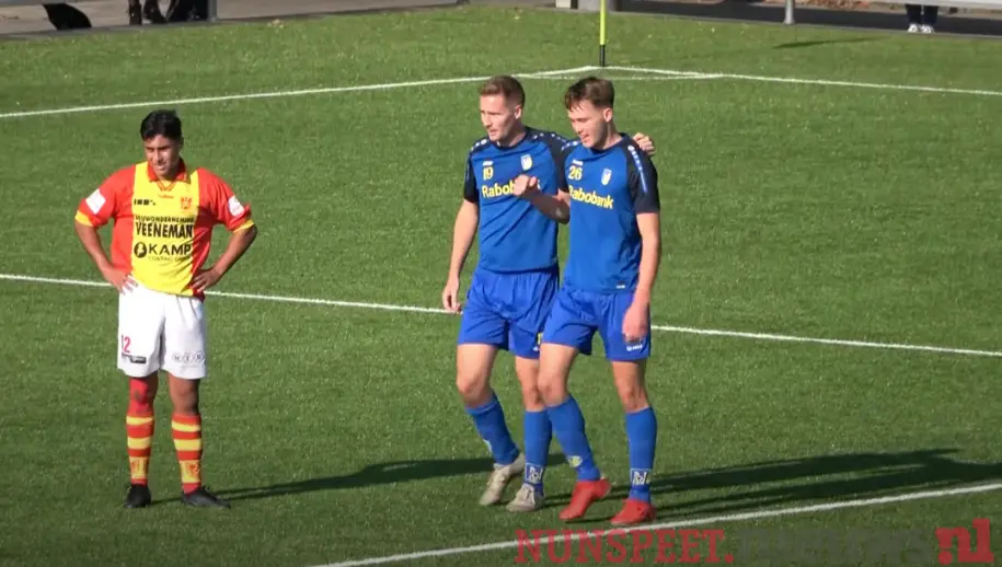 csv Apeldoorn en Nunspeet spelen een boeiende pot voetbal