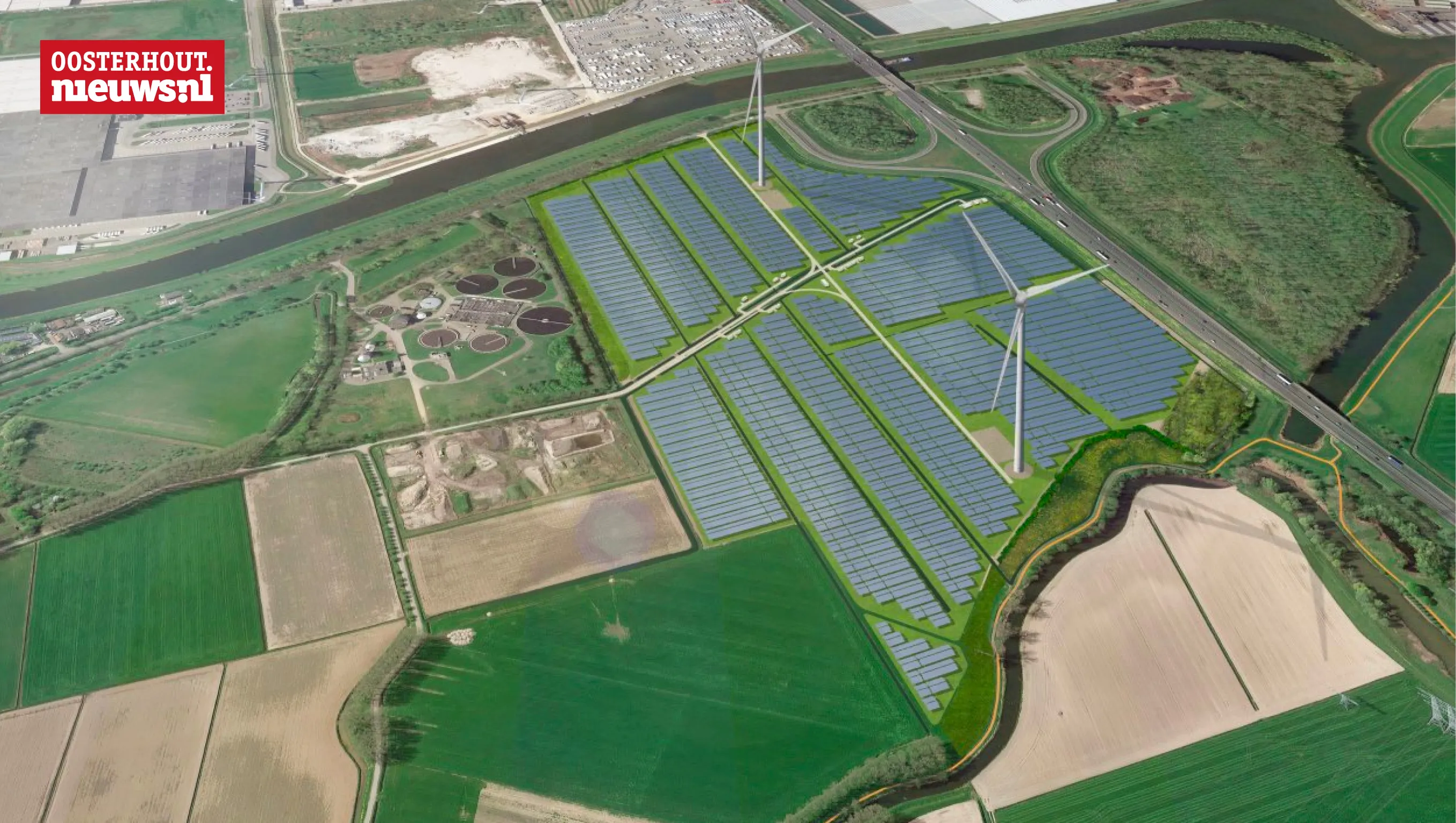 College verleent omgevingsvergunning voor windmolens langs A59