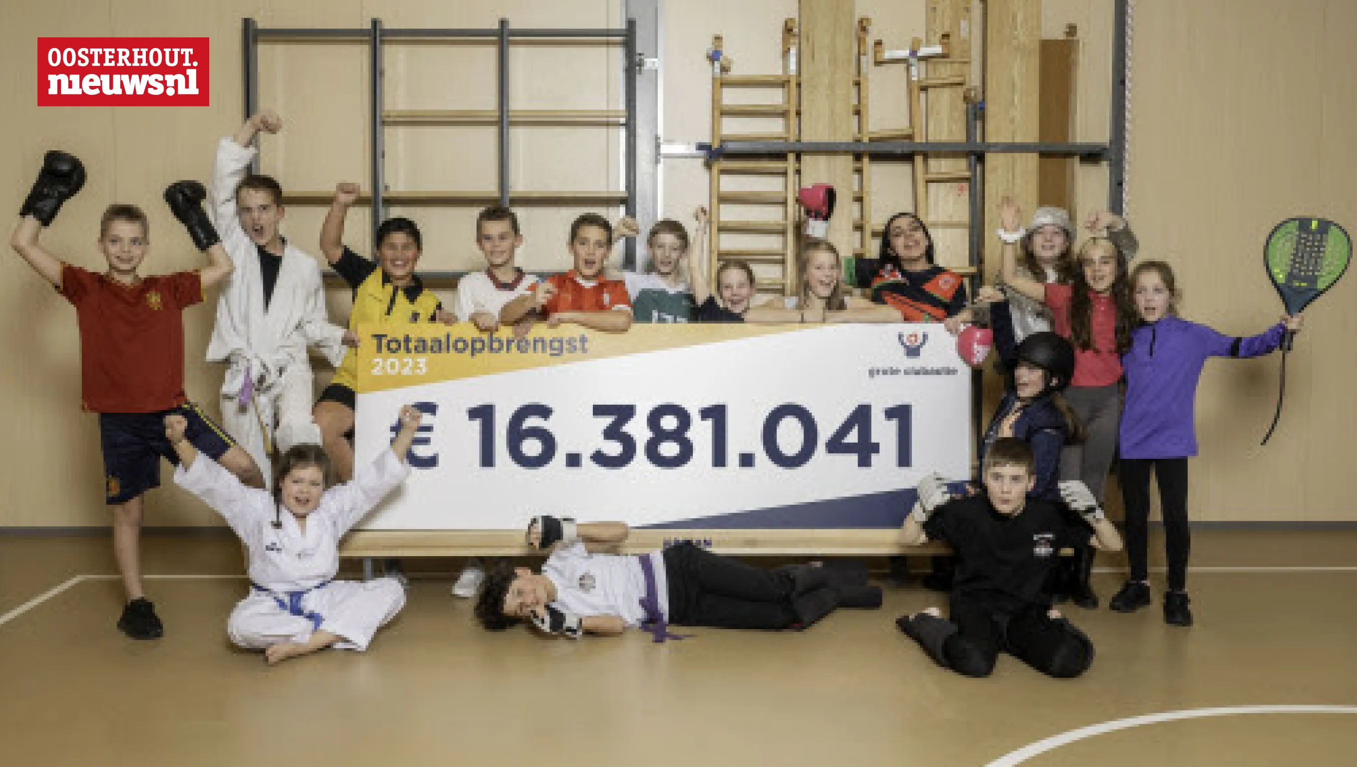 Oosterhoutse clubs halen 62.323 euro op met Grote Clubactie