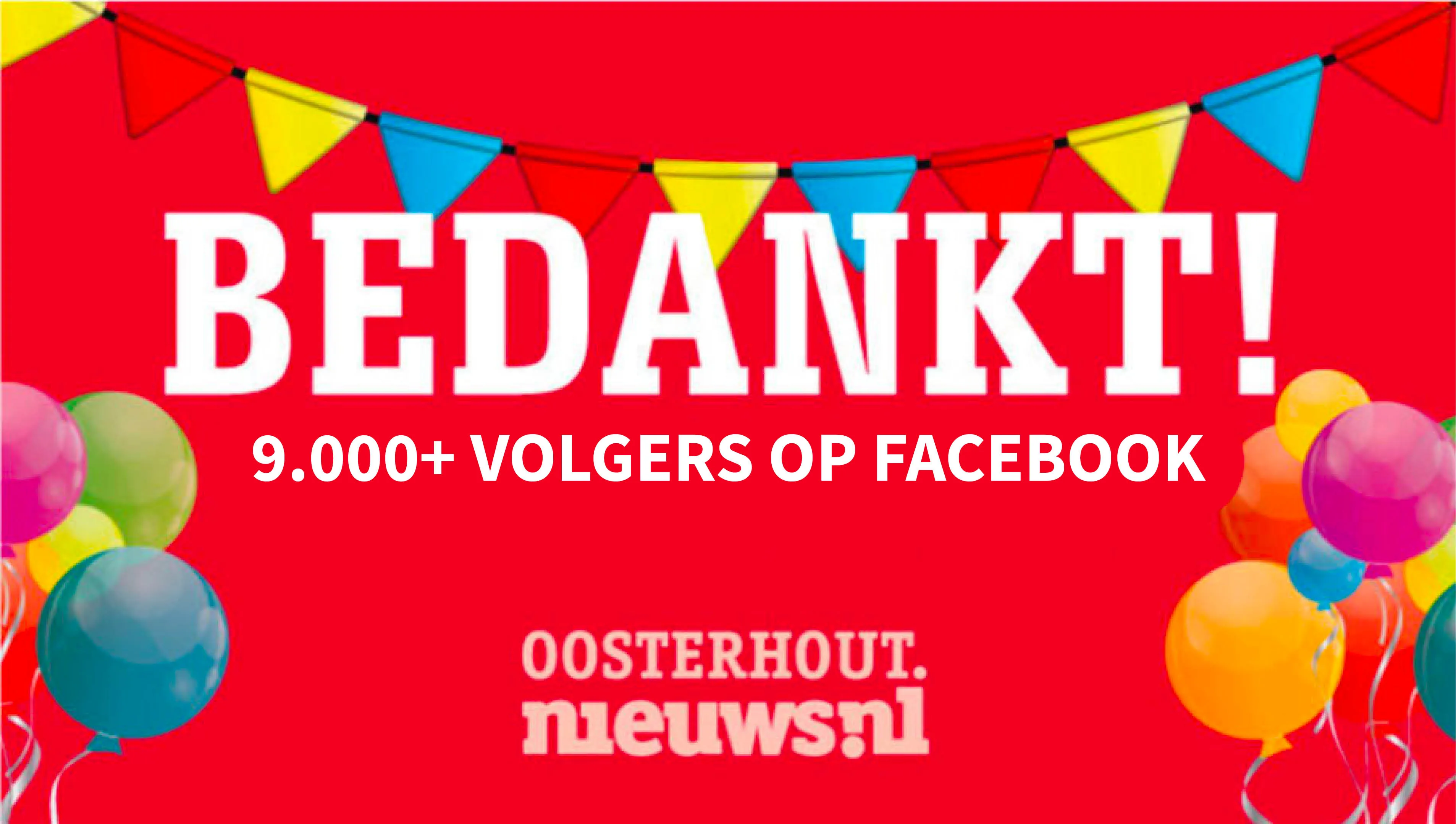 9000 volgers fb
