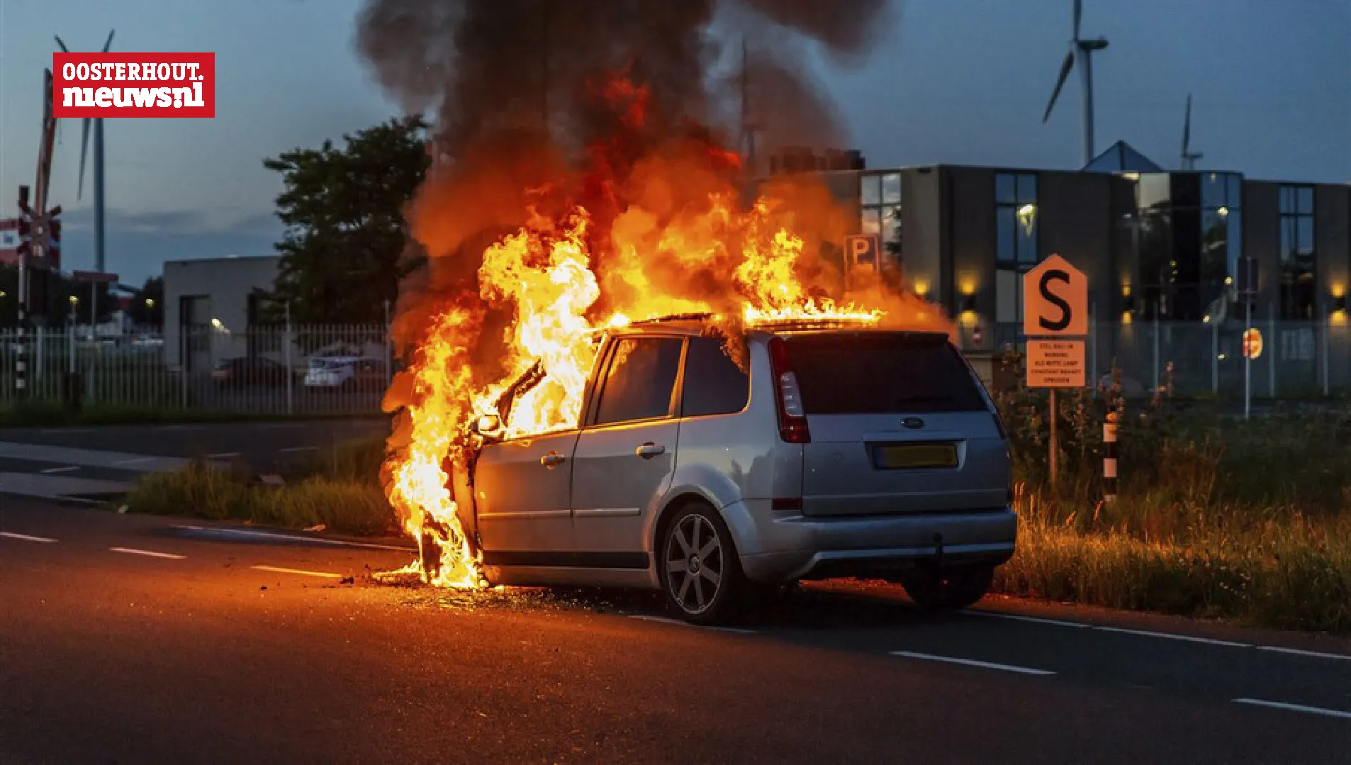 autobrand logistiekweg