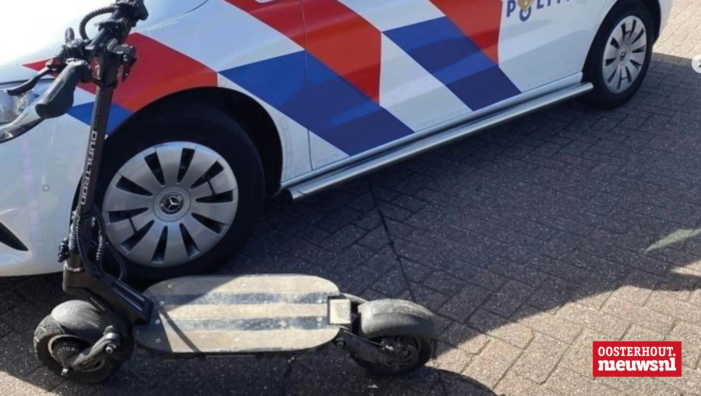 Politie waarschuwt: "Met een elektrische step mag je niet de openbare weg op"