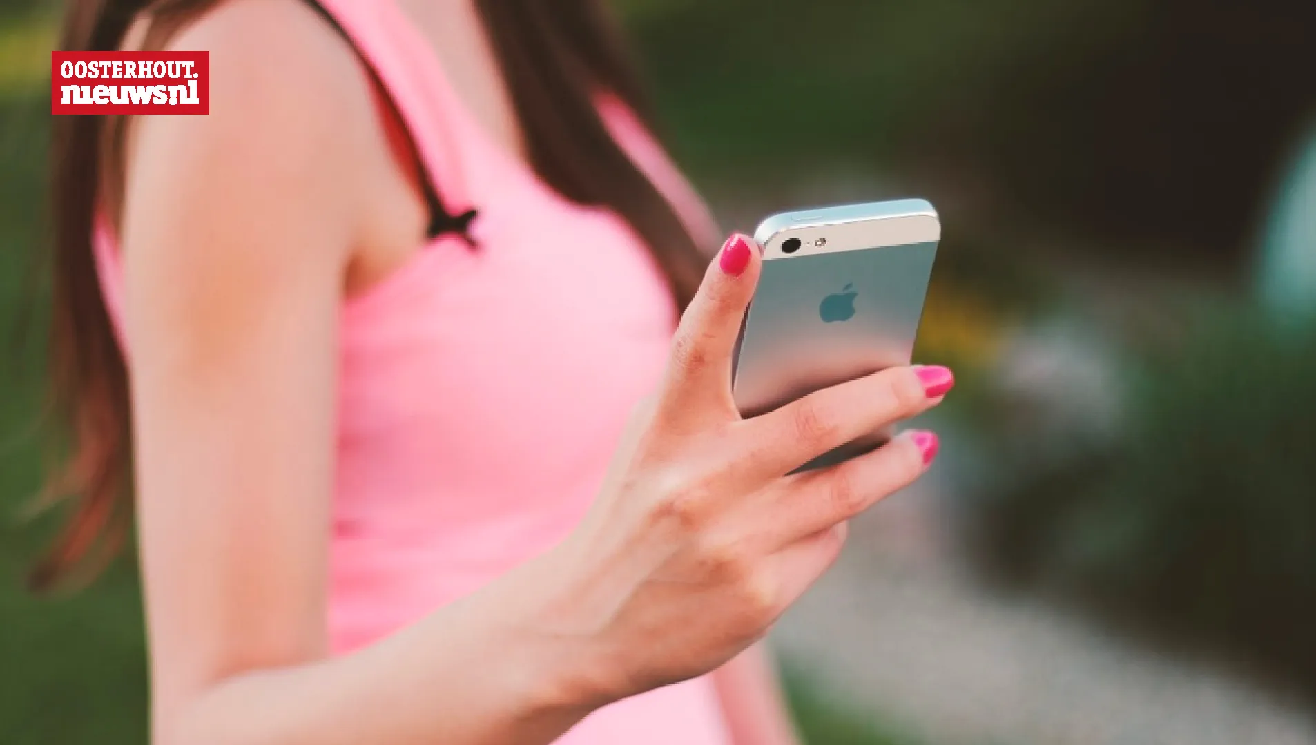 iphone vrouw
