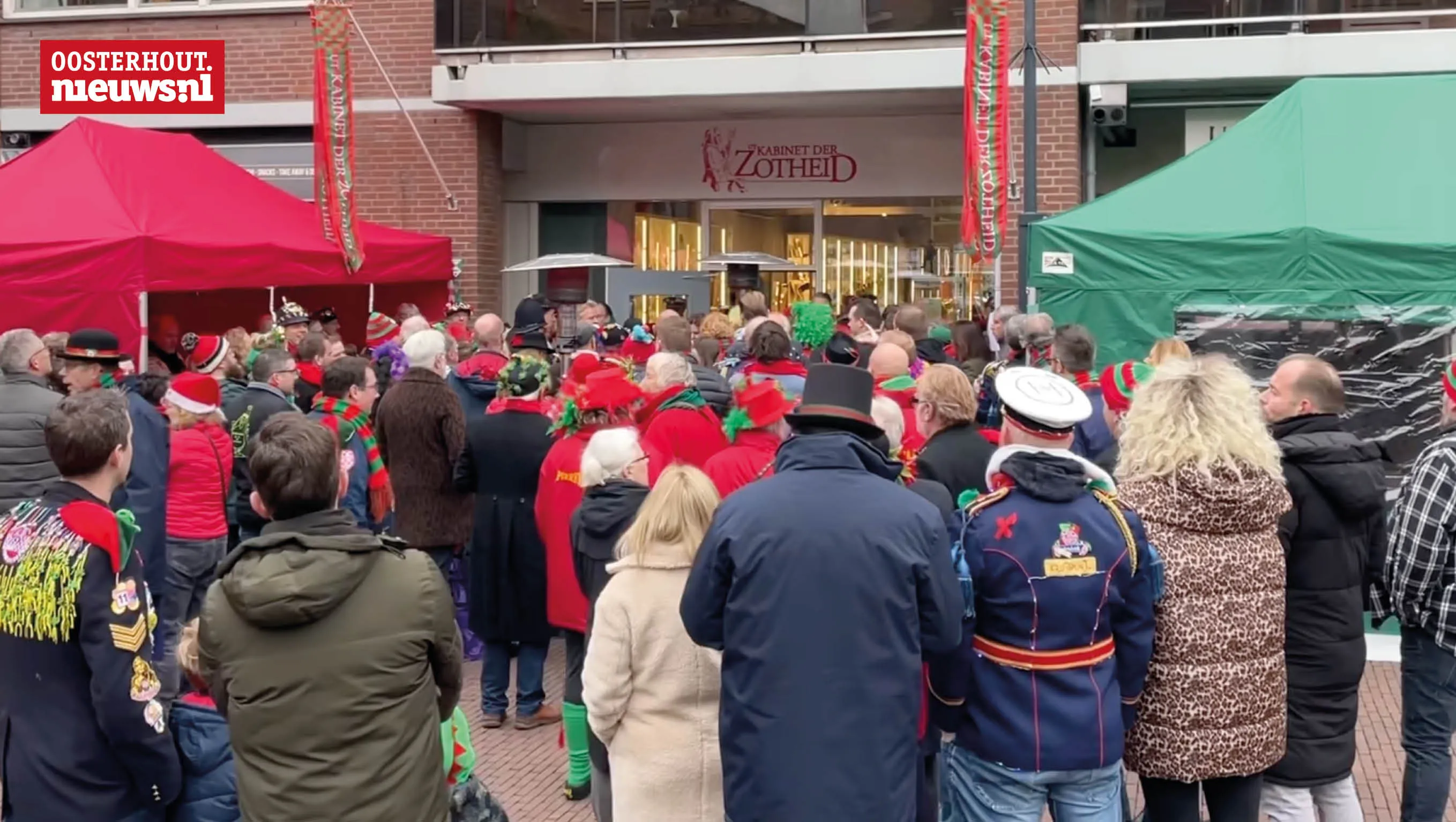 kabinet opening