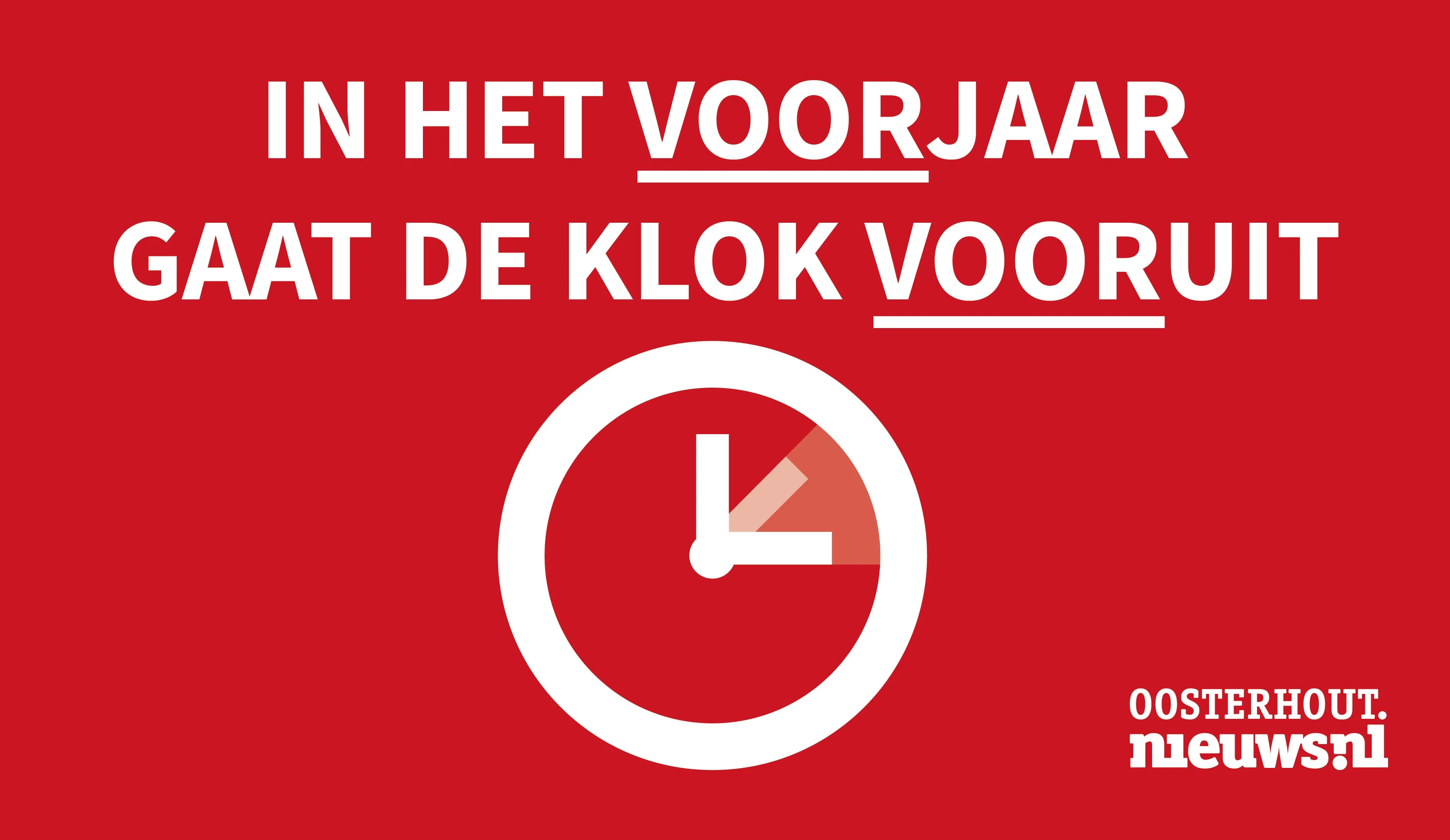 klok vooruit