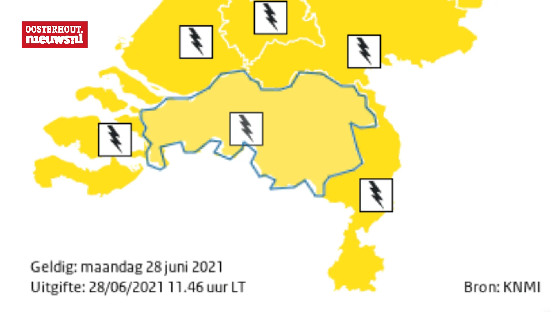 knmi code geel