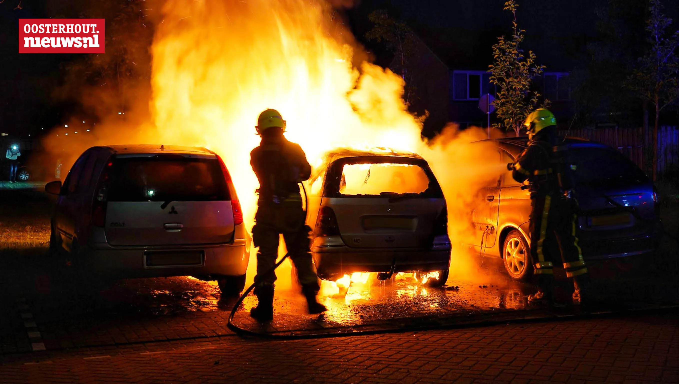 Drie auto's uitgebrand aan de Hildebrandlaan