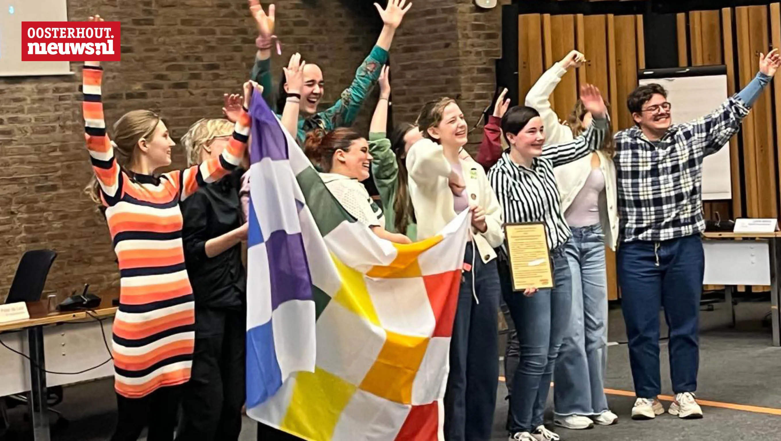 GSA-groep Oelbert ontvangt het Groene Jeugdlintje