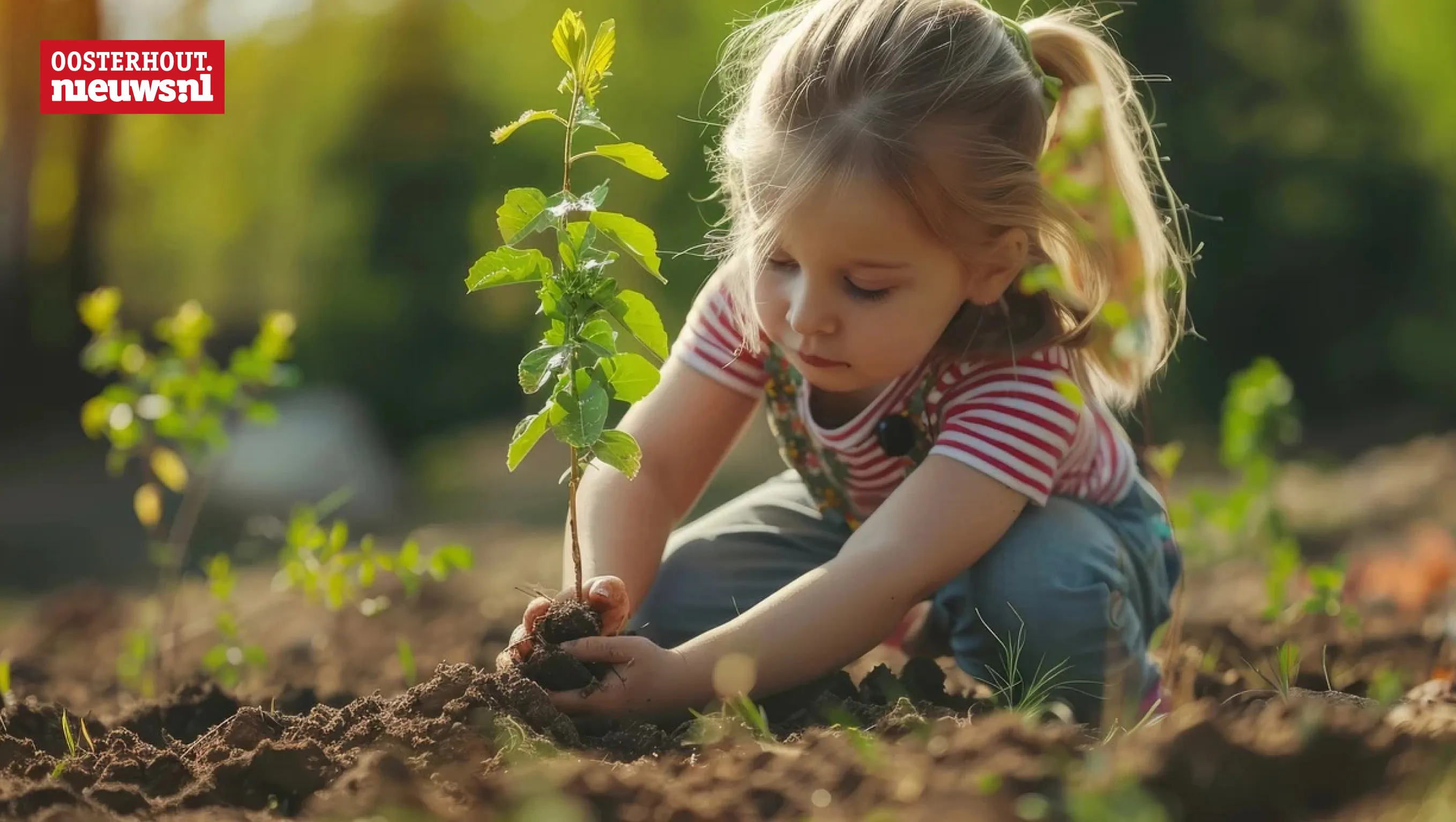 kindje tuin plantje