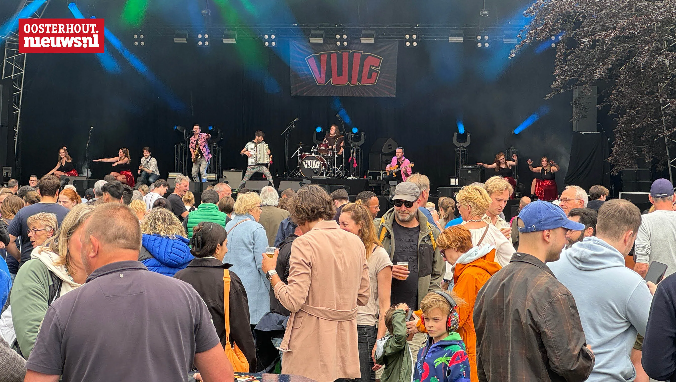 Weergoden hebben Parkfeest dit jaar flink op de proef gesteld