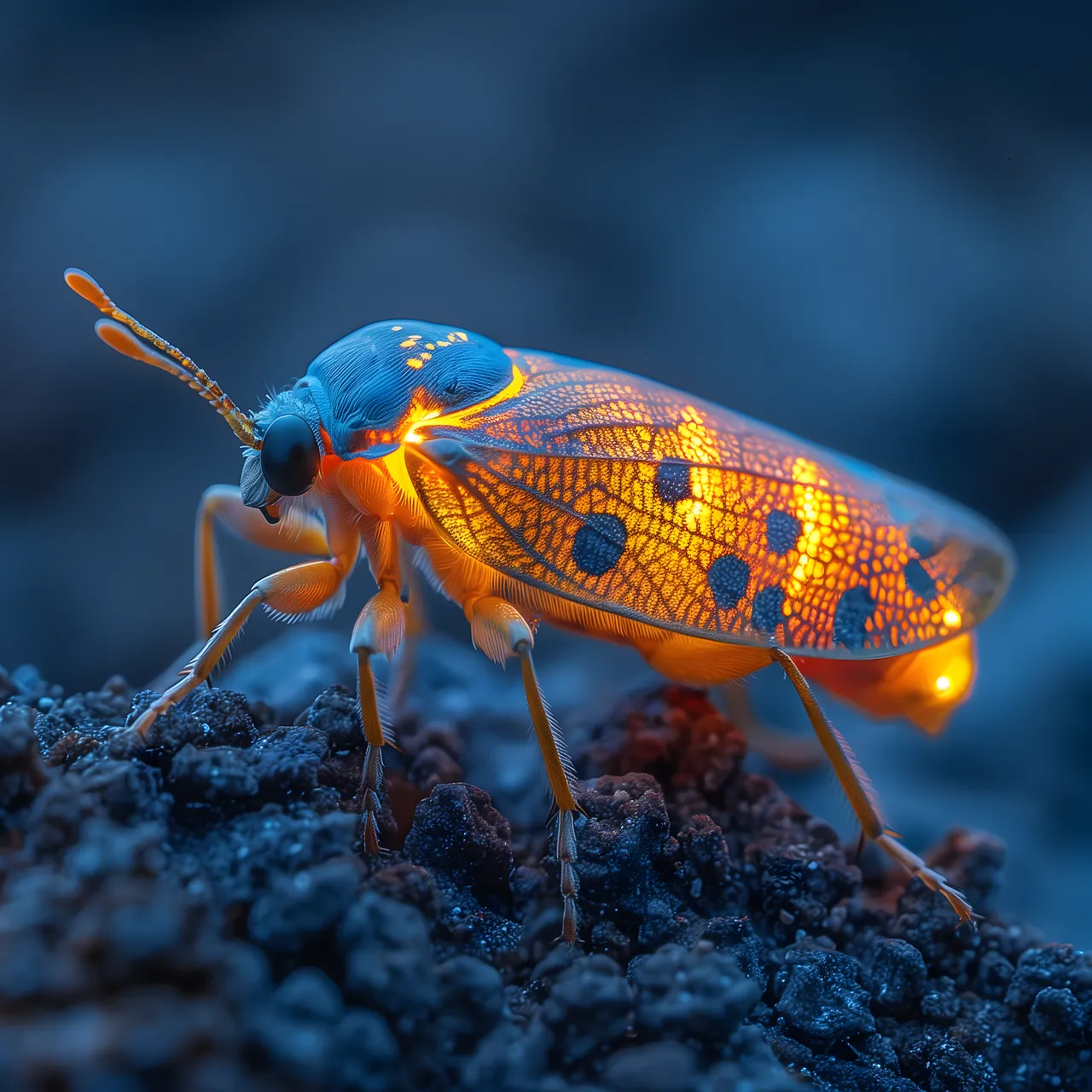 Christians vrolijke versje: op een vuurvlieg