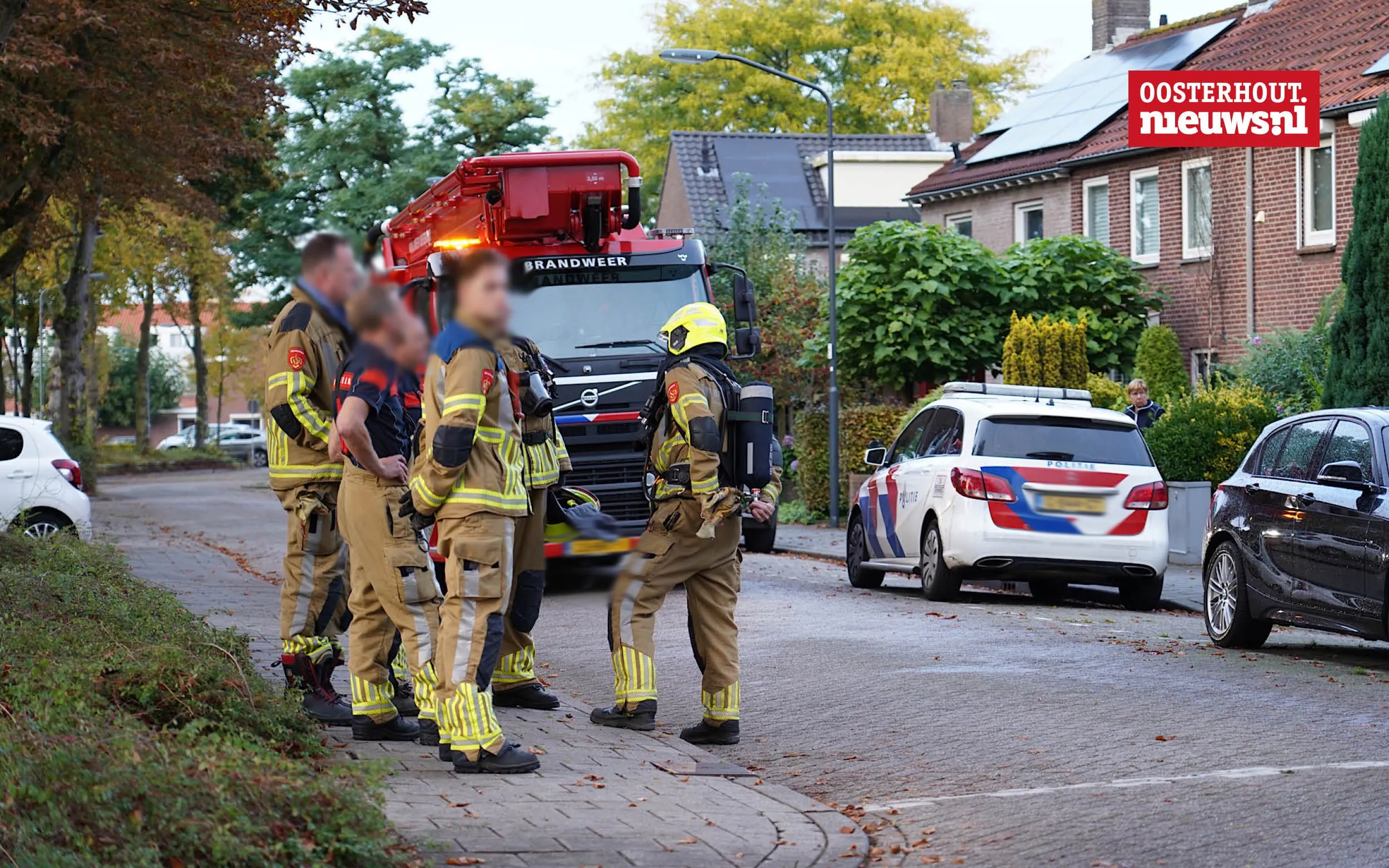 Brandweer uitgerukt voor zolderbrand Nassaustraat