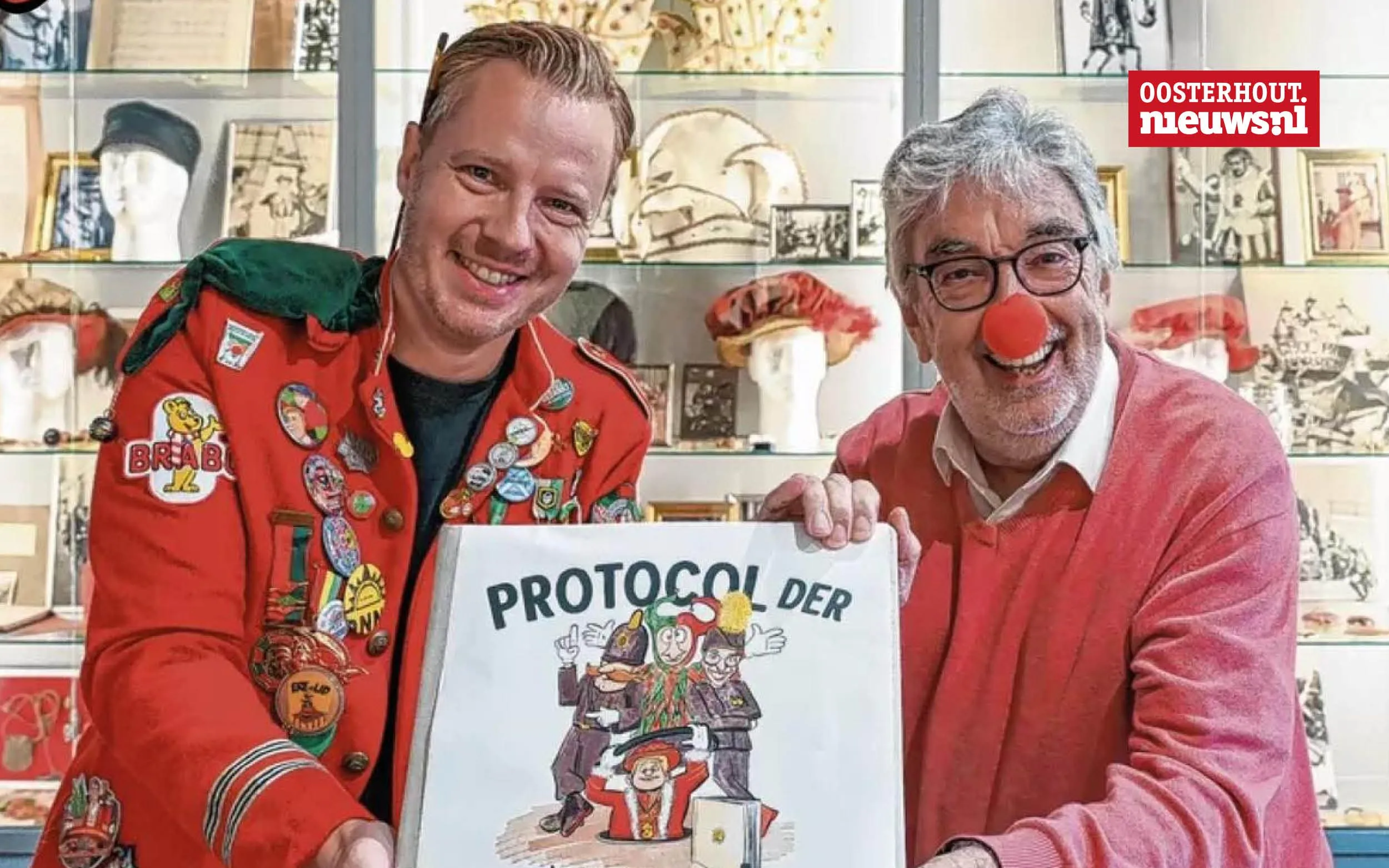 Ut Kabinet der Zotheid maakt boek met iconisch Carnavalsprotocolder