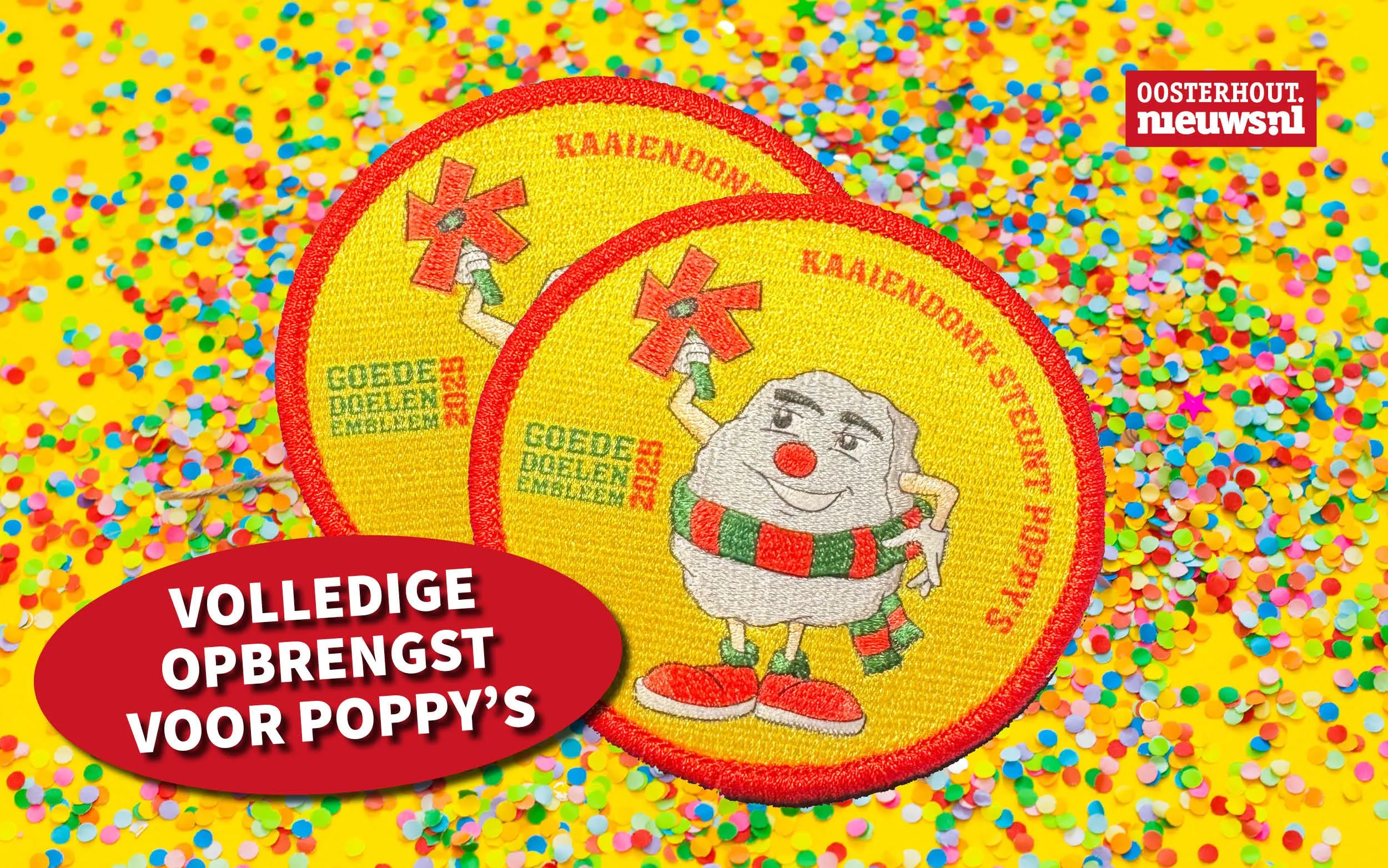 Uniek Goede Doelen Embleem voor Poppy’s Inloophuis