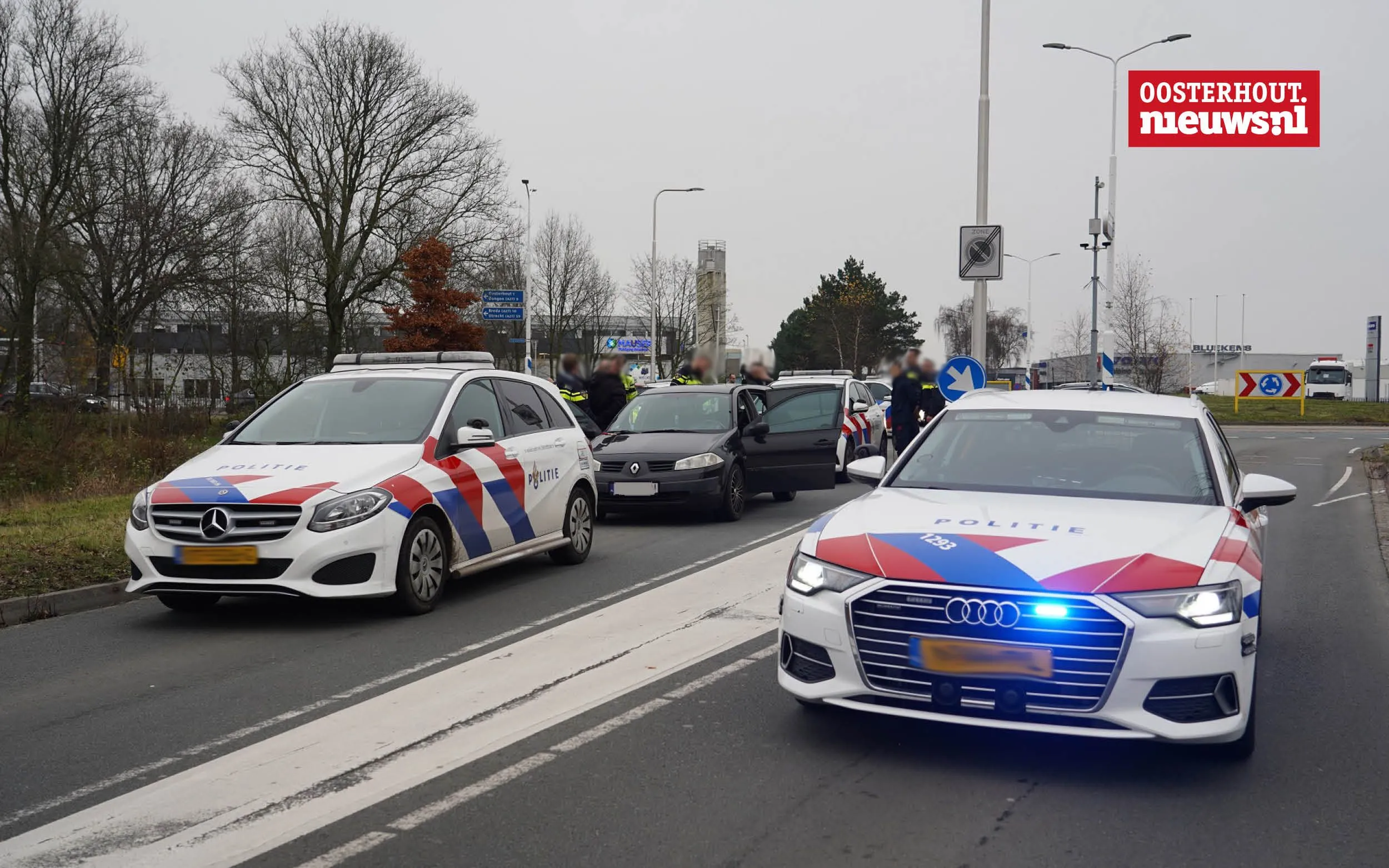 Politie arresteert 4 personen op industrieterrein na spectaculaire politie-actie
