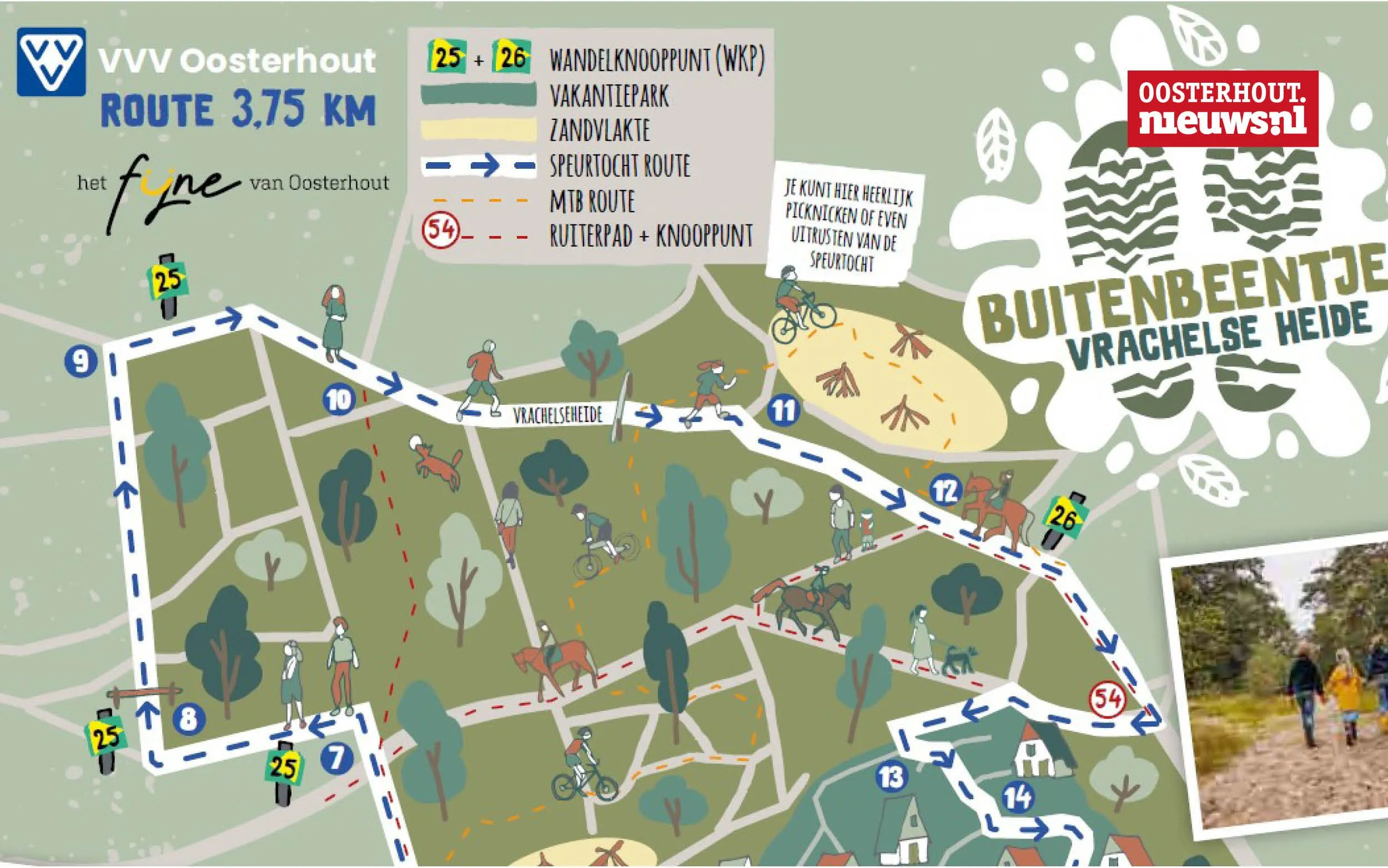 Feestelijke opening speurtocht Buitenbeentjes Vrachelse Heide