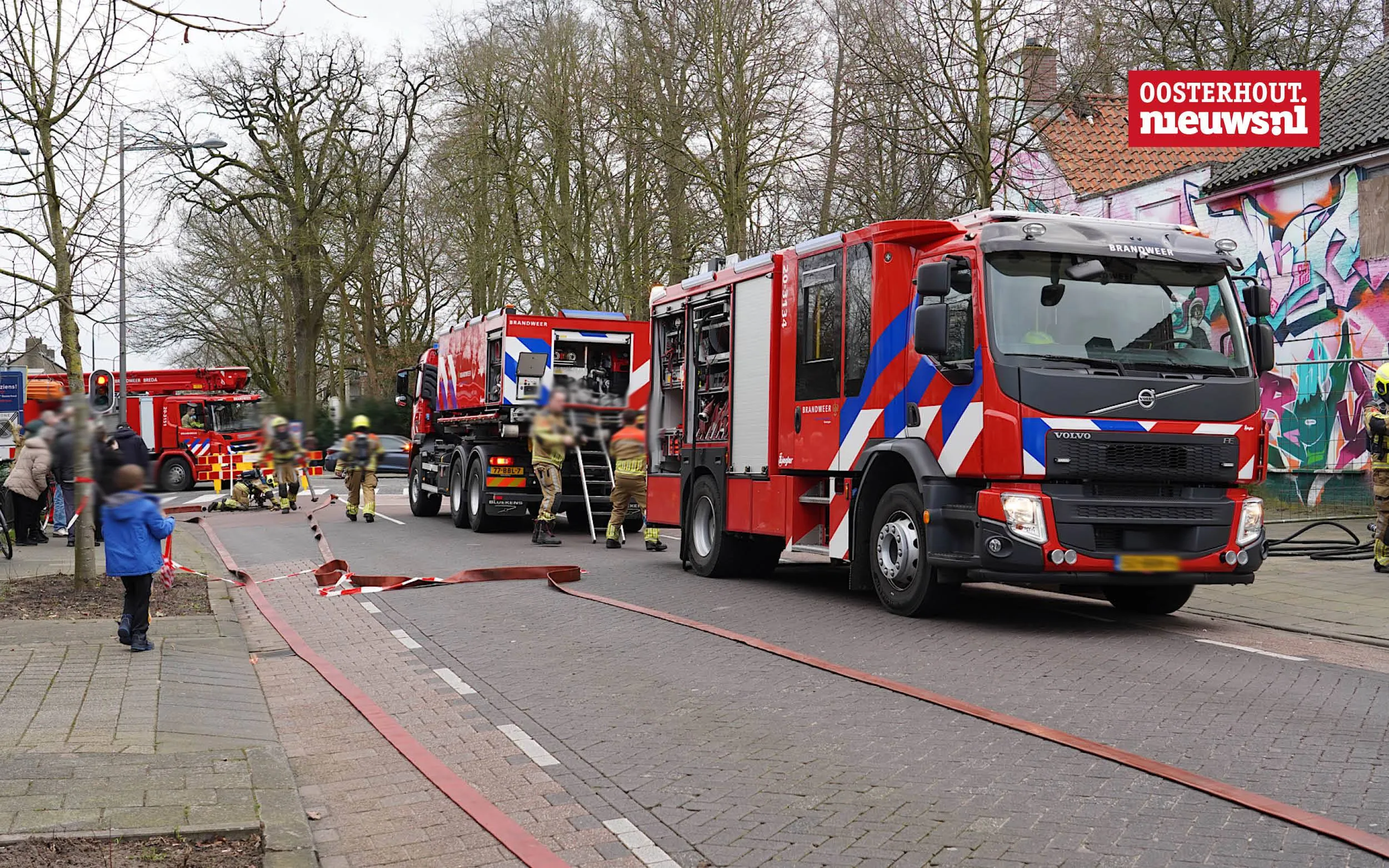 Brand naast voormalige Dreamland aan de Keiweg