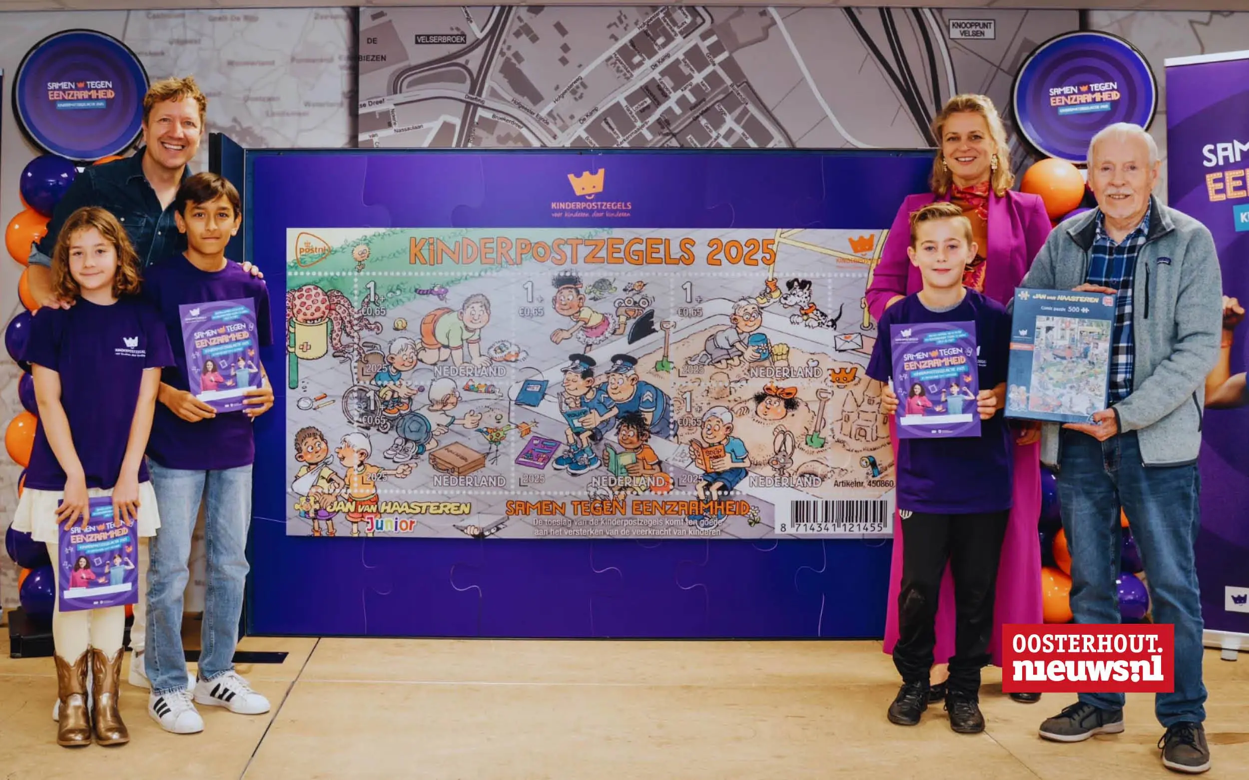 Kinderpostzegelactie 2025 van start met uniek ontwerp van Jan van Haasteren