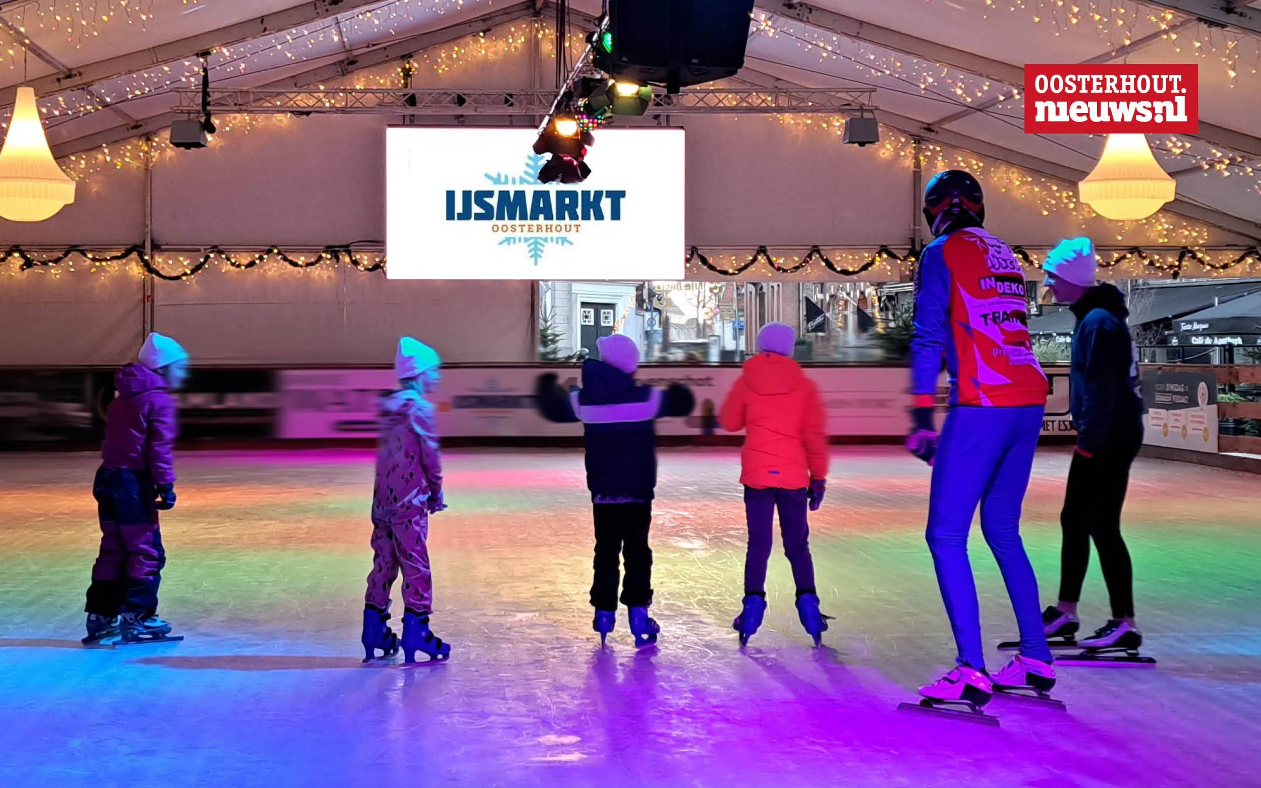 _IJsco leren schatatsen IJsmarkt