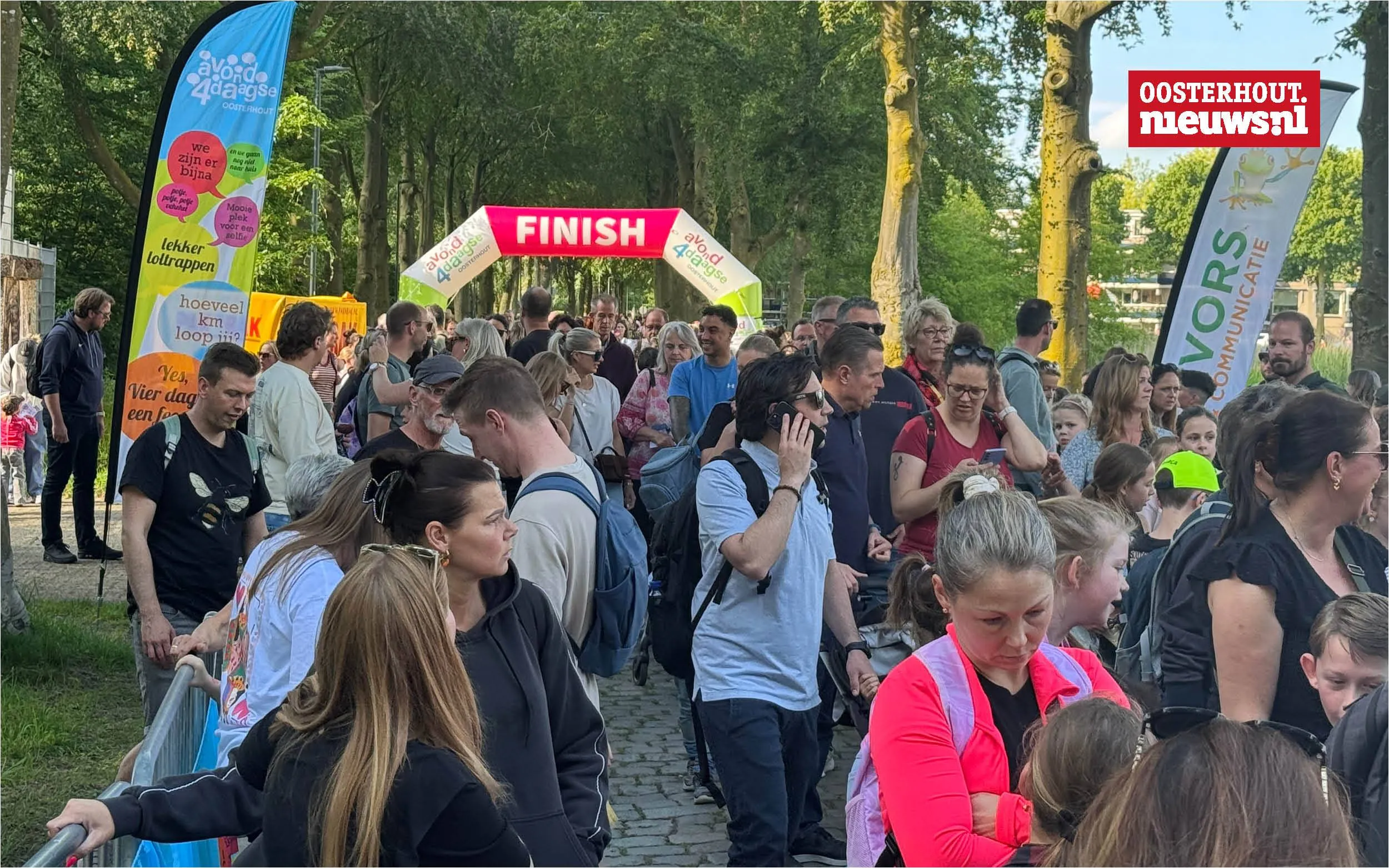 [FOTO'S] Zonnige derde avond Oosterhoutse Avond4daagse