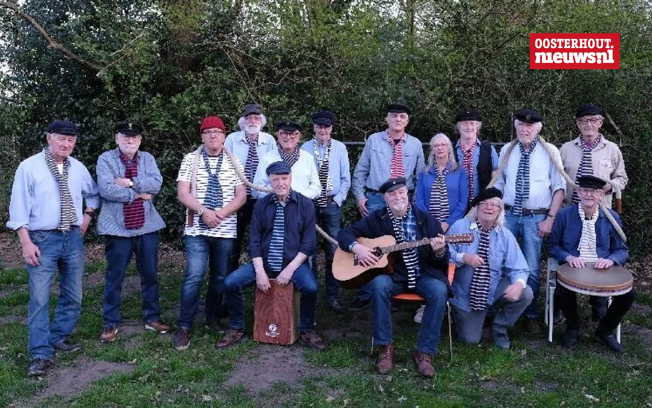 Gratis zondagmiddagconcert Chanteymen in Stadstuin de Schelp