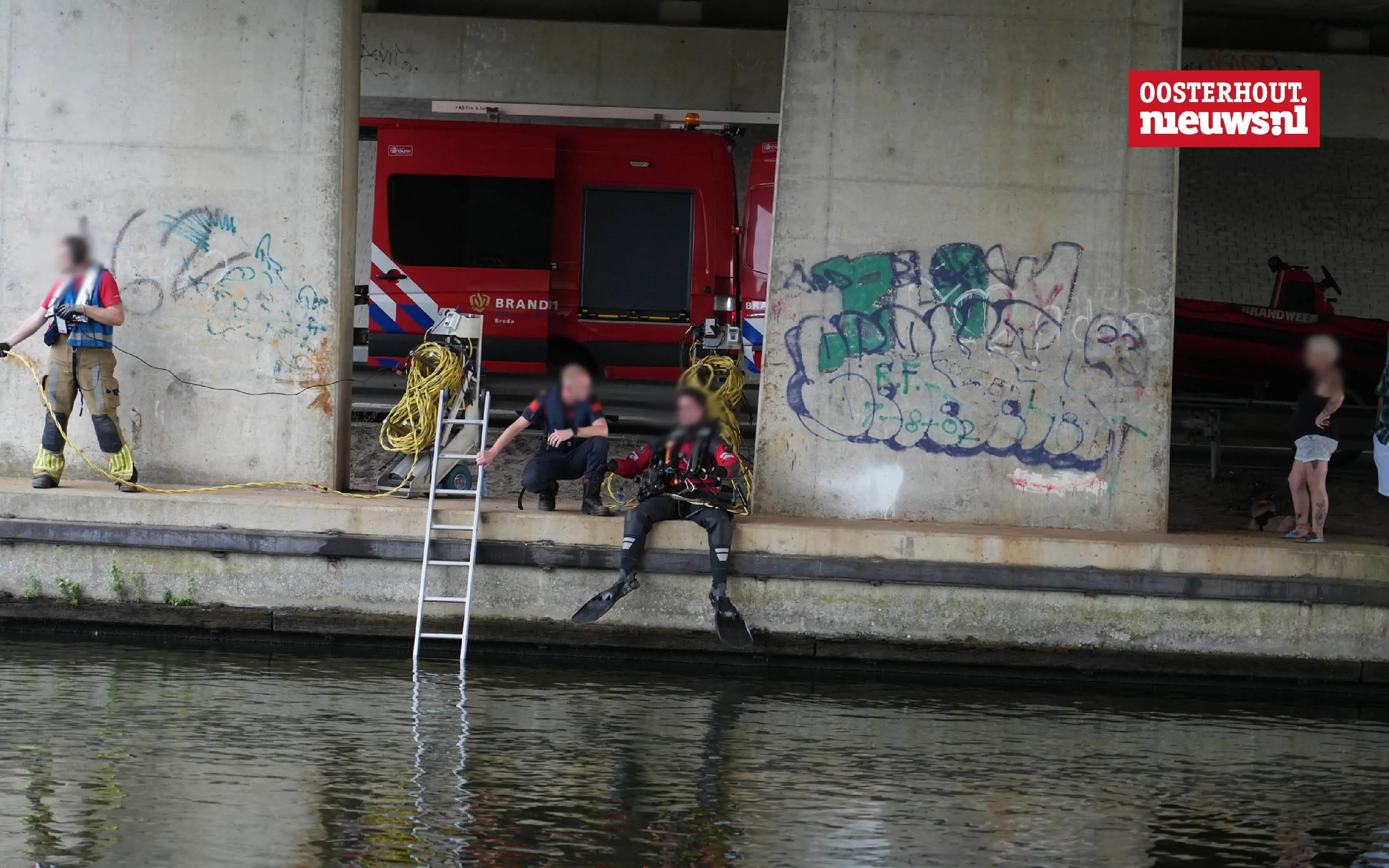 Brandweer doorzoekt Wilhelminakanaal in zoektocht naar vermiste man