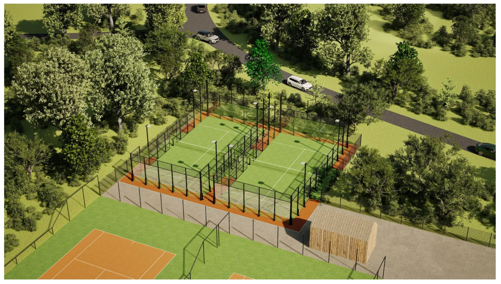TC De Leigraaf in Zetten klaar voor padel