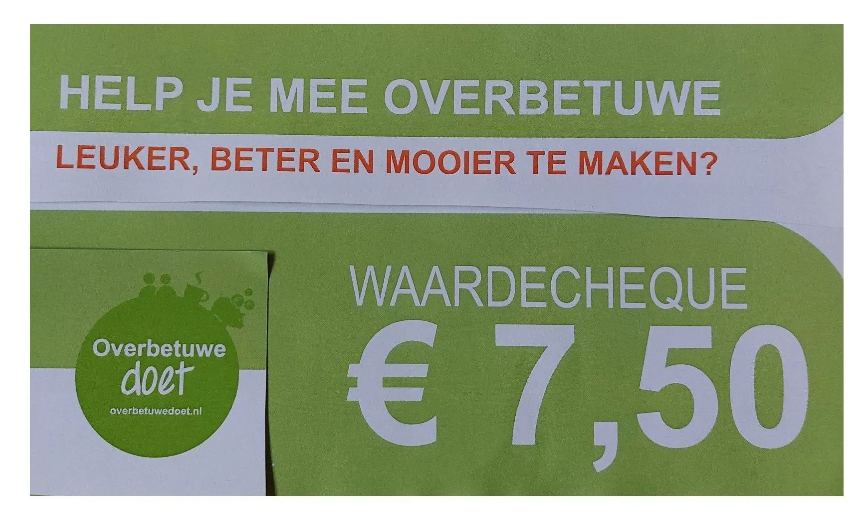 waardecheque