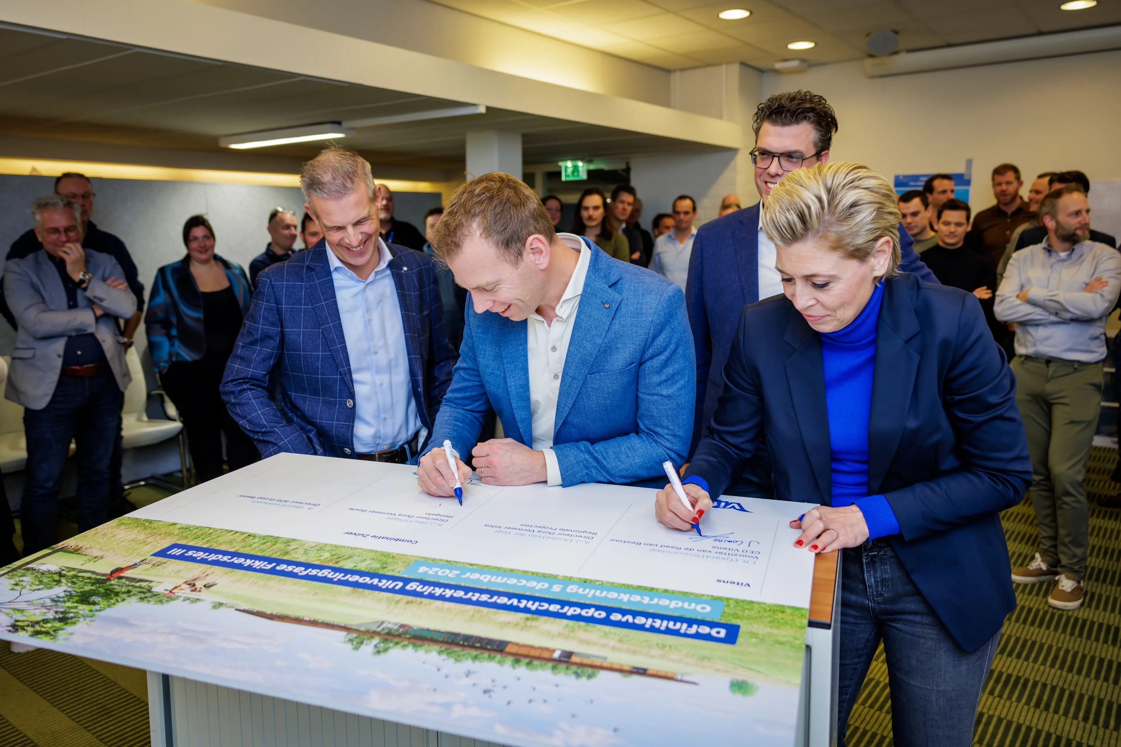 Bouw van de nieuwe drinkwaterzuivering in Driel