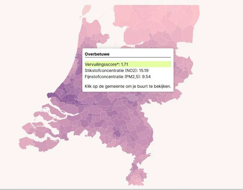 overbetuwe kaart