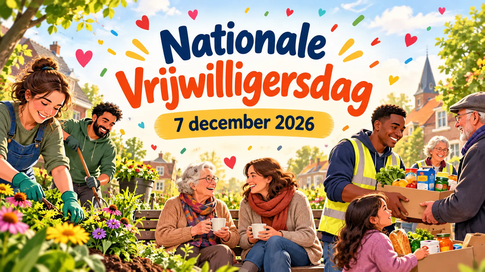 Samen sterk op Nationale Vrijwilligersdag 07-12-2026