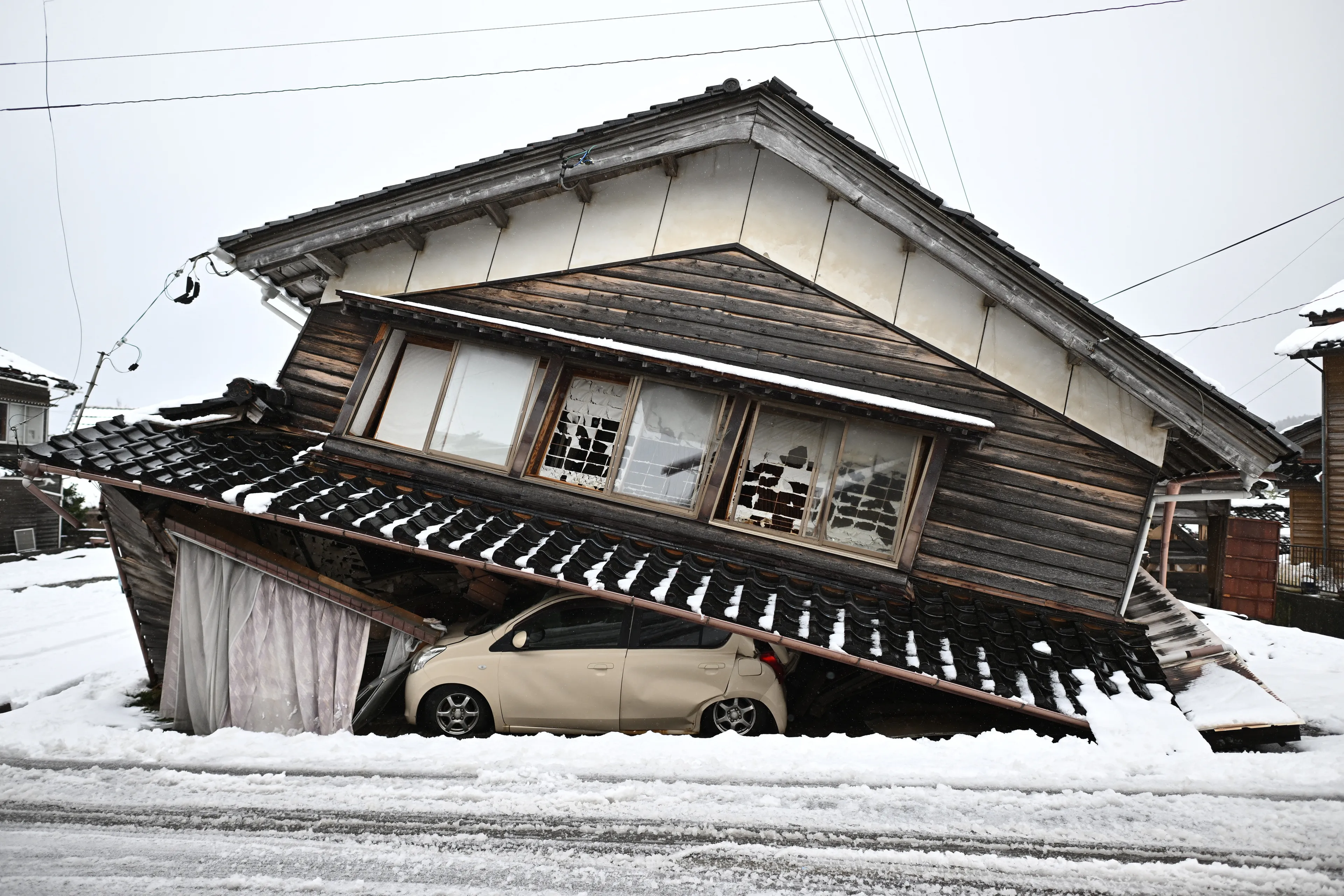 Verdriedubbeling van vermisten na aardbeving Japan