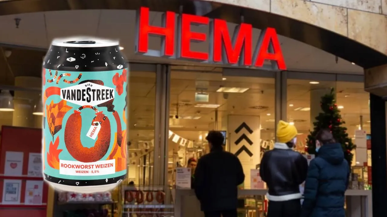 Hema pakt uit met nieuwe sensatie: 'Rookworst-bier' (FOTO'S)