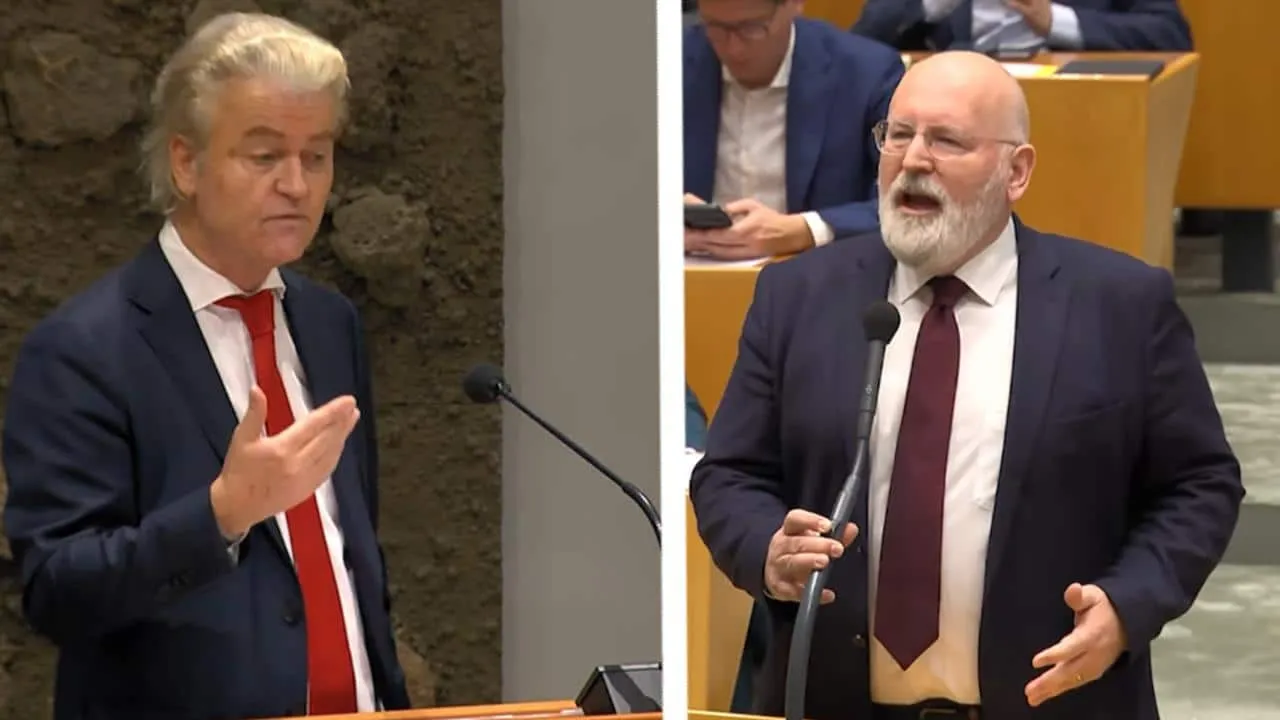 Frans Timmermans en Geert Wilders in felle discussie: "U speelt de lieve 'Milders'" (VIDEO)