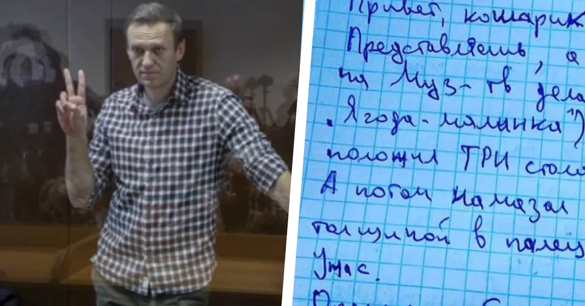 Russische oppositieleider Navalny schreeuwt om hulp vanuit concentratiekamp