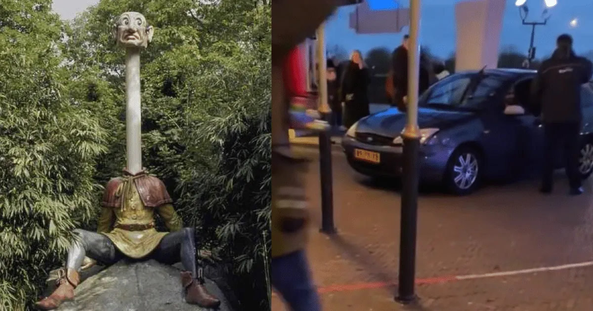 Bizar: Man rijdt tijdens kerst onder invloed van harddr*g* entreegebouw Efteling op in (VIDEO)