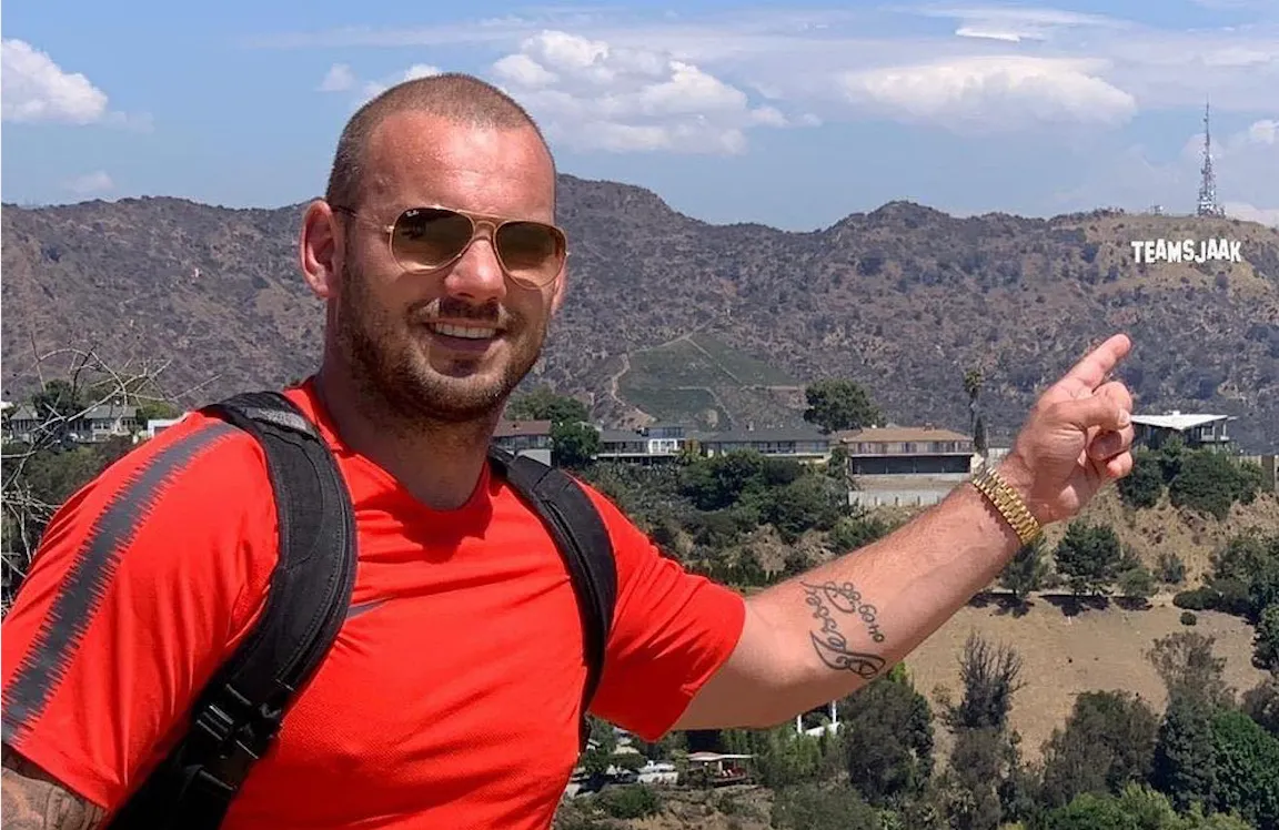 Wesley Sneijder alweer samen gespot met 'nieuwe vriendin'