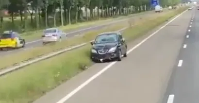 Schokkend: Man rijdt extreem gevaarlijk op de snelweg in Brabant