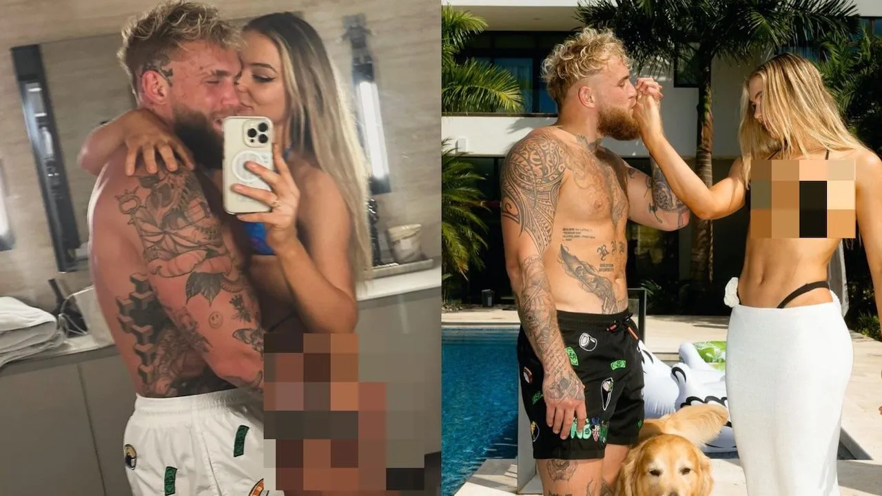 Jake Paul deelt intieme foto's van Jutta Leerdams enorme bilpartij
