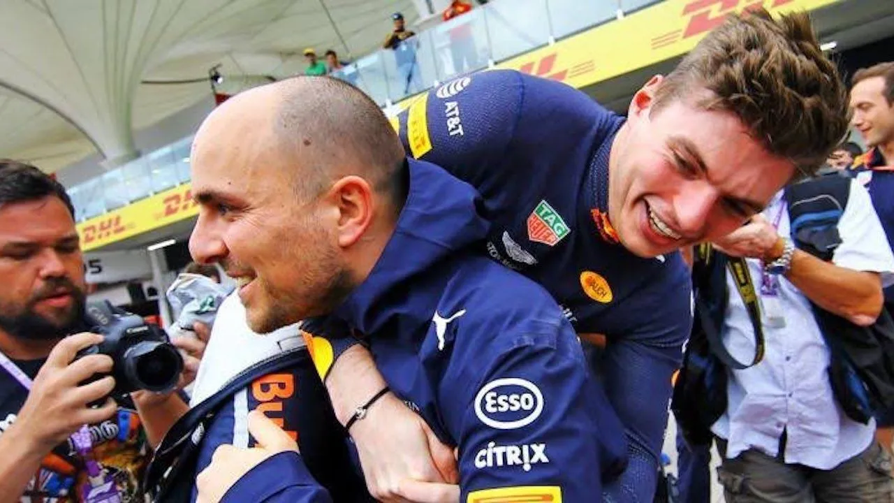 Lambiase's 'boosaardige lach' na Max Verstappens megaronde baart fans zorgen over het komende F1-seizoen